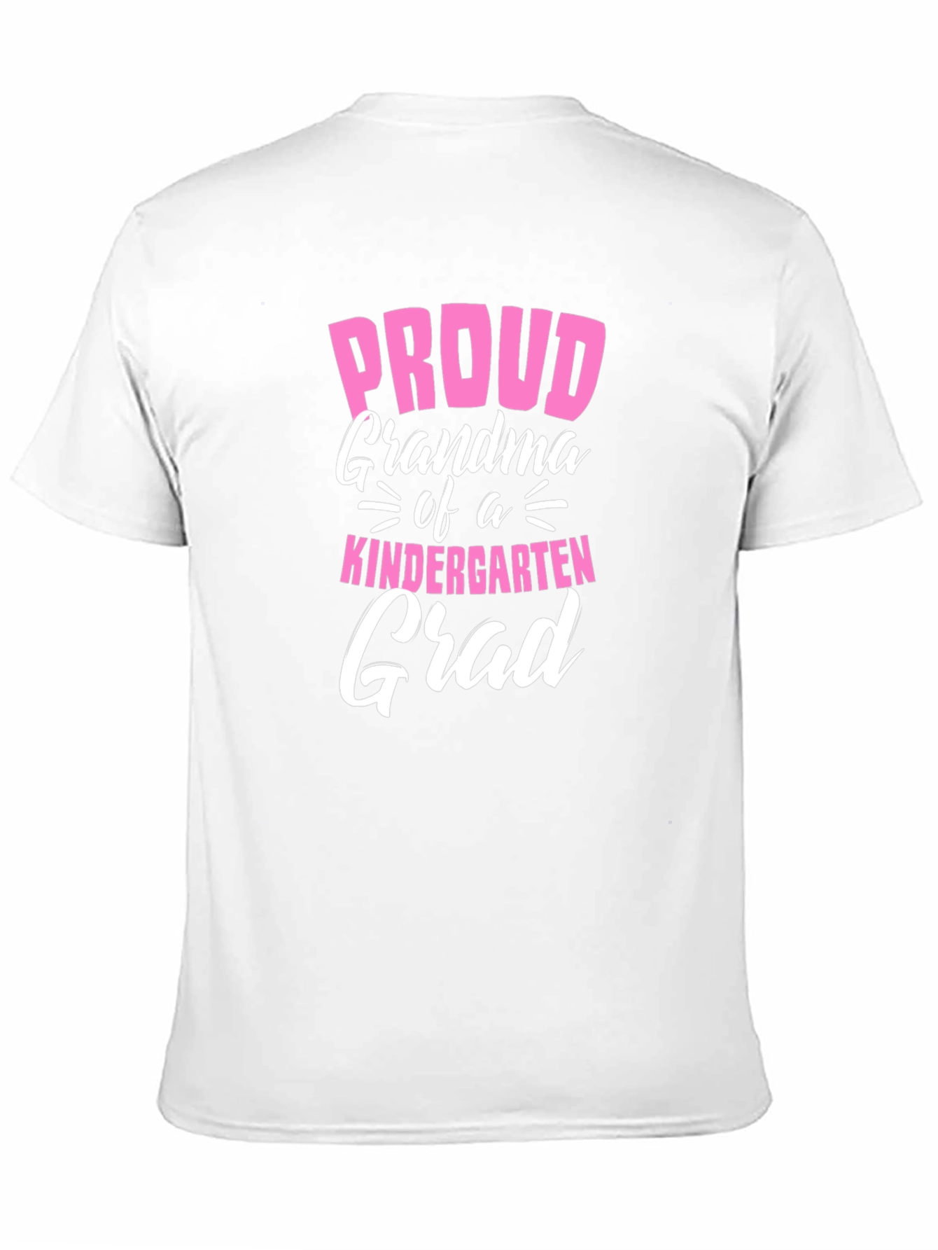 Black Proud Grandma Kindergarten Grad T-Shirt view 11
