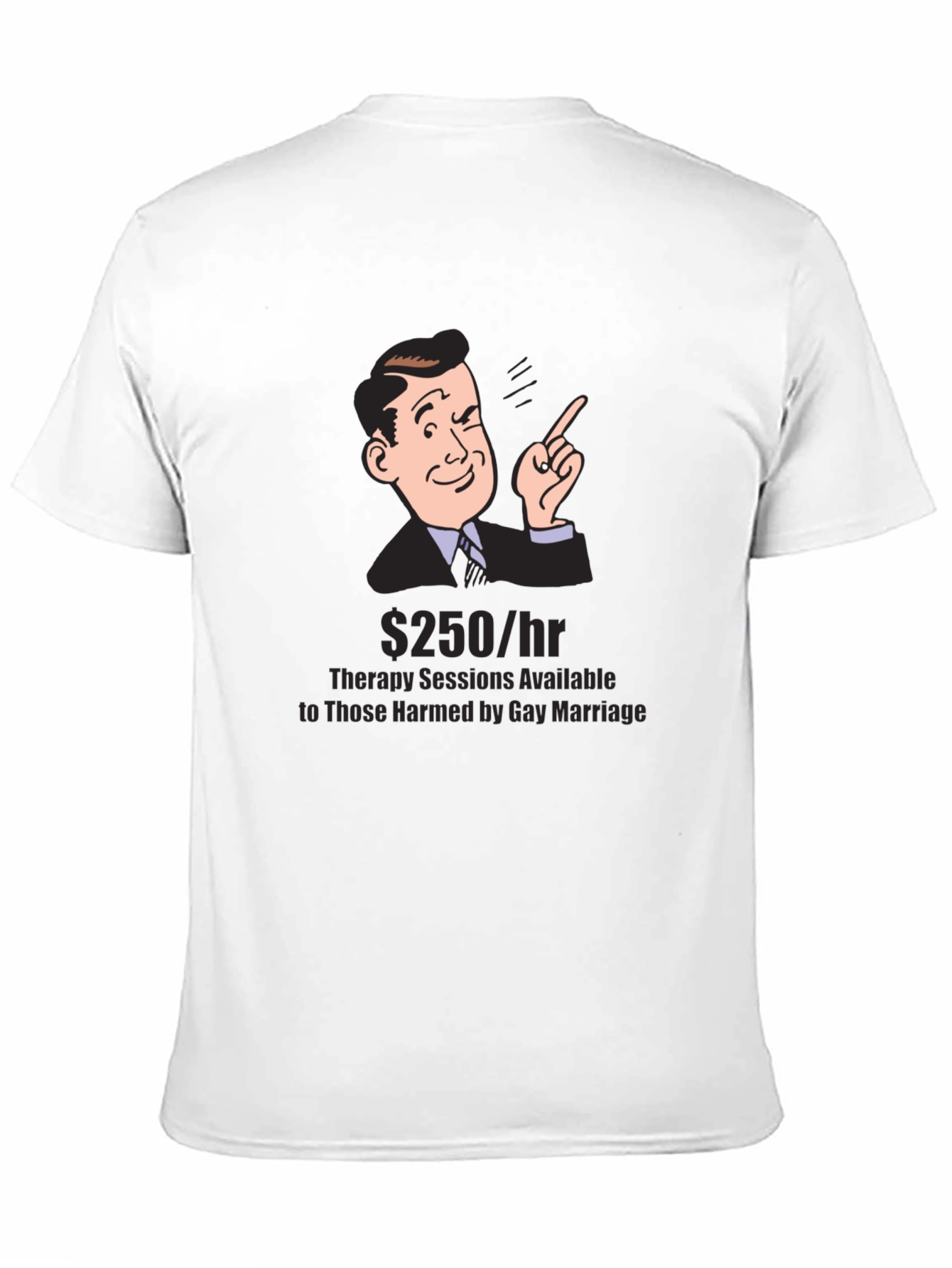 Black Gay Marriage Therapy Session T-Shirt view 11