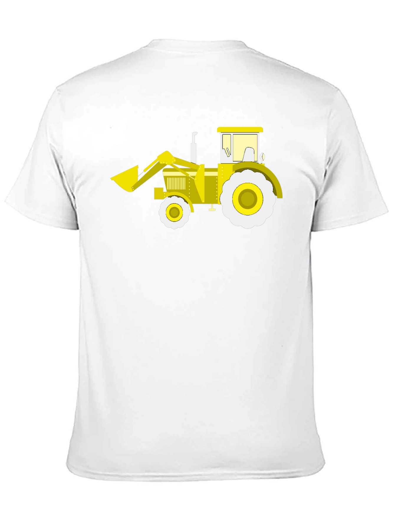 Black Tractor Graphic Tee - Black Cotton Crew Neck view 11