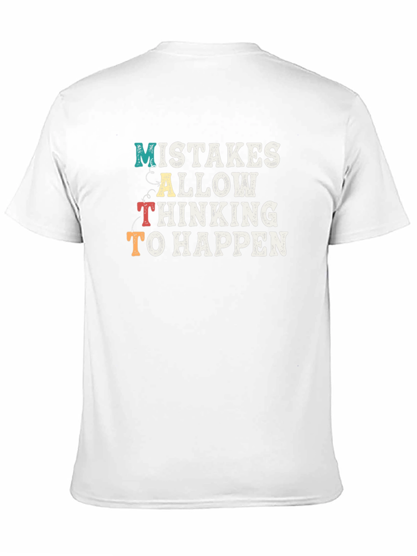Black Mistakes Allow Thinking T-Shirt - Motivational Tee view 11