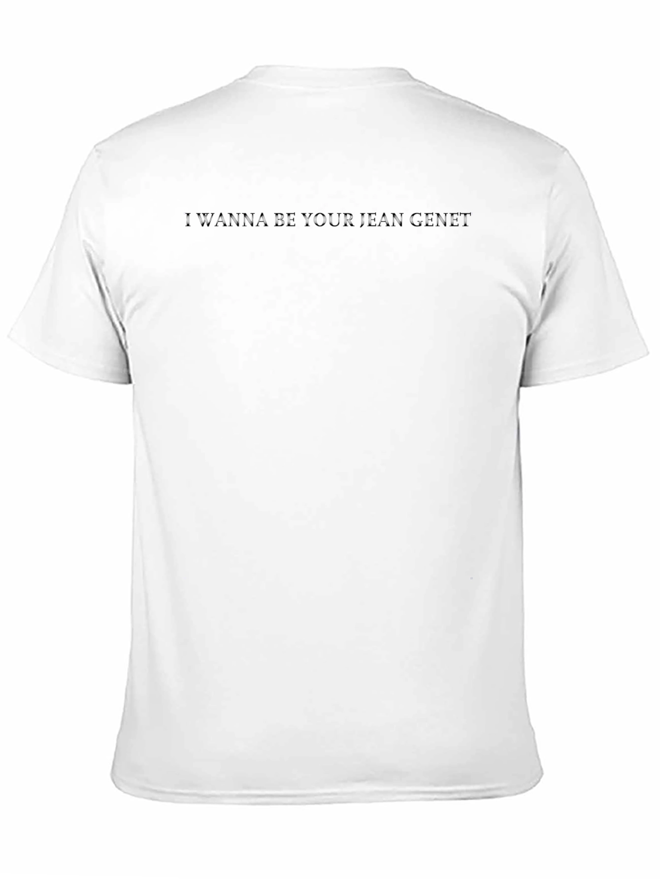 Black I Wanna Be Your Man T-Shirt - Soft Black Cotton view 11
