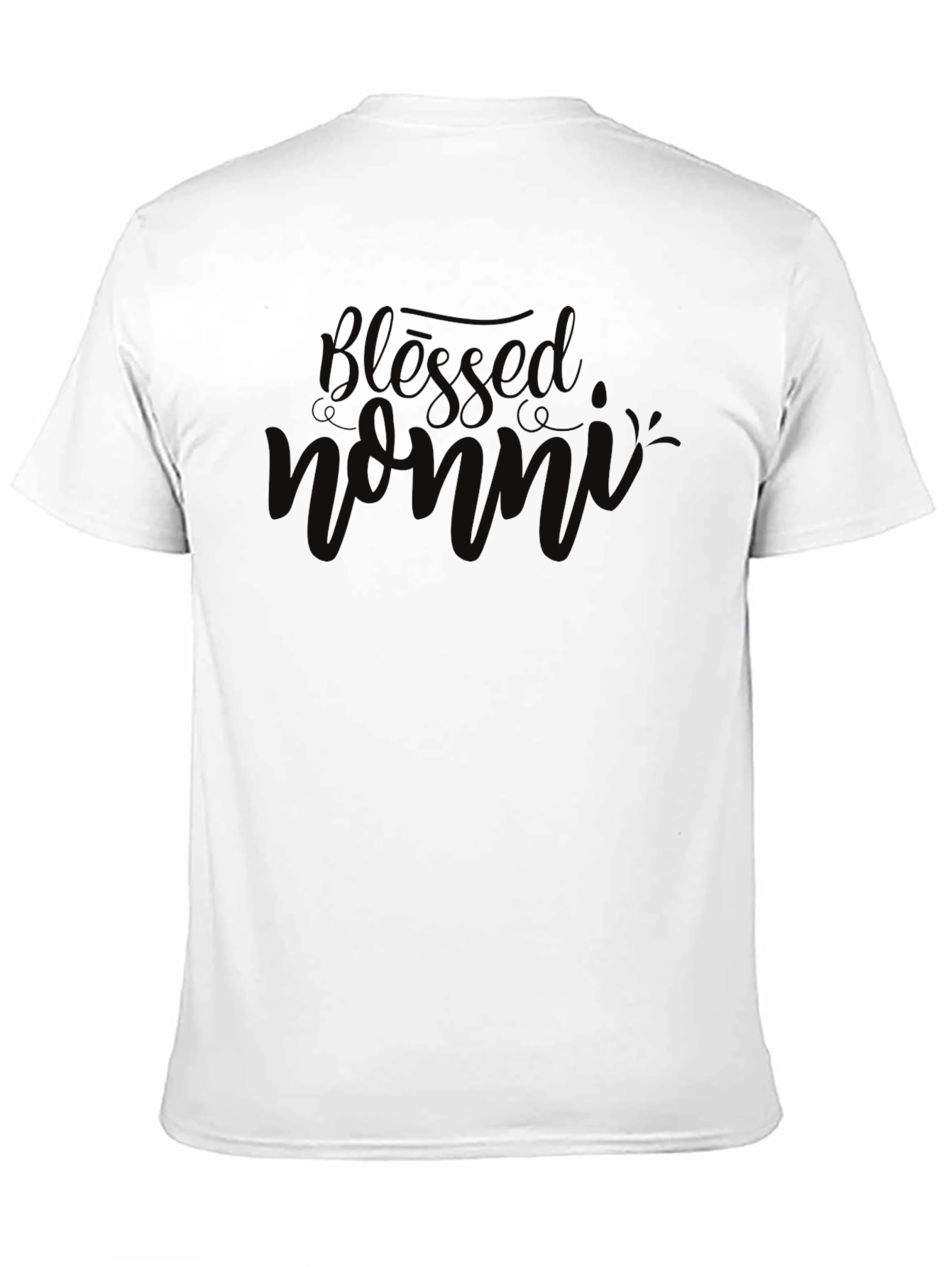 Blessed Nonni Black T-Shirt - 11
