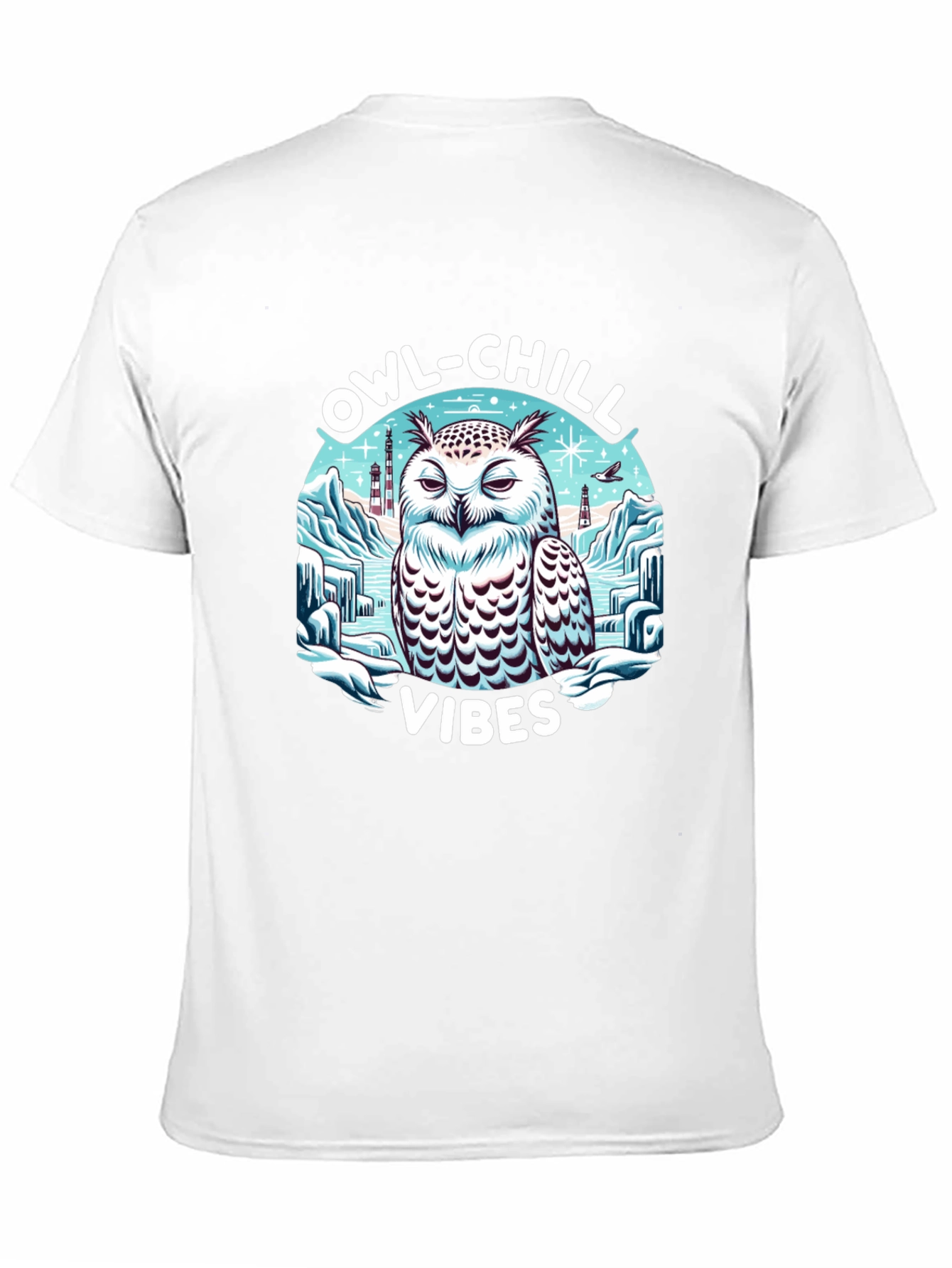 Owl-Chill Vibes Graphic Tee - 11