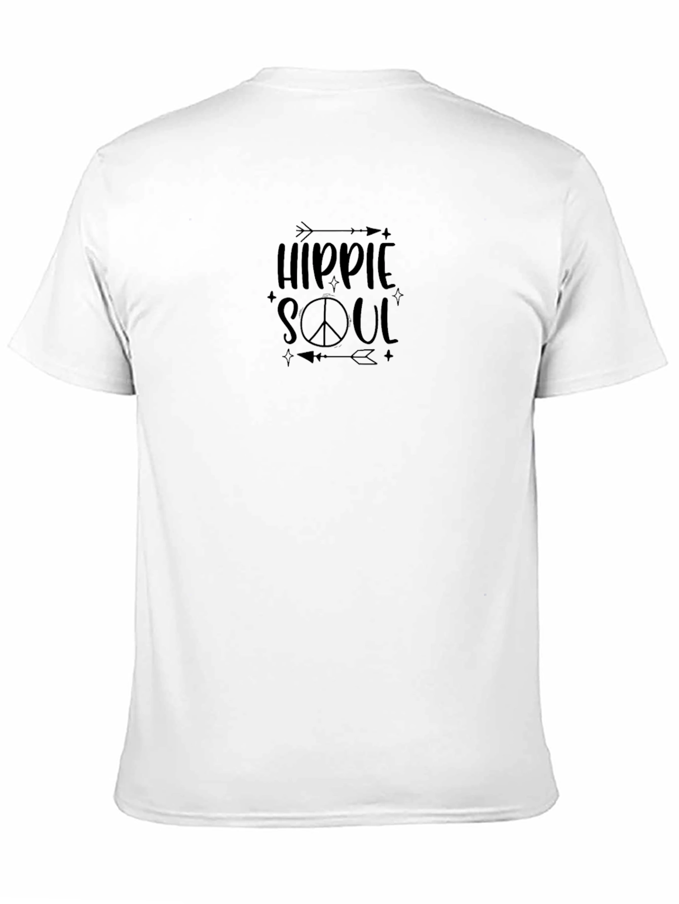 Black Hippie Soul Graphic Tee - Relaxed Fit view 11