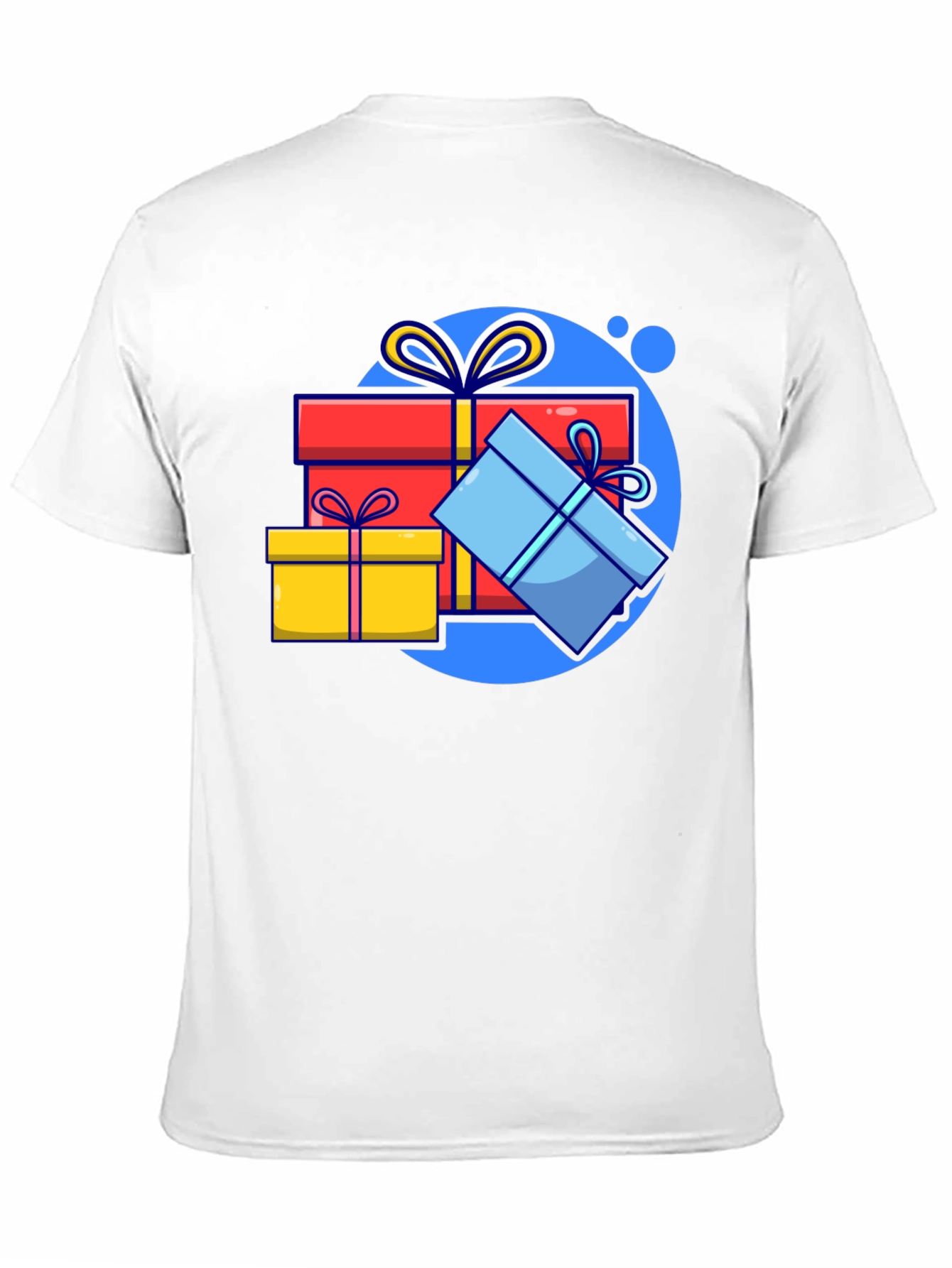 Black Festive Gift T-Shirt - Black Holiday Tee view 11