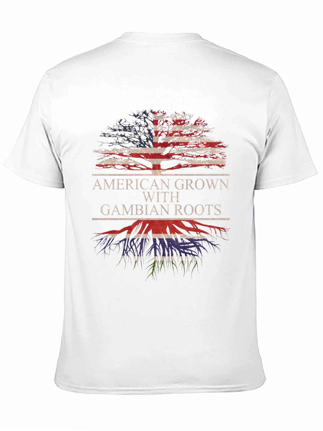 American Grown with Gambian Roots T-Shirt - 11