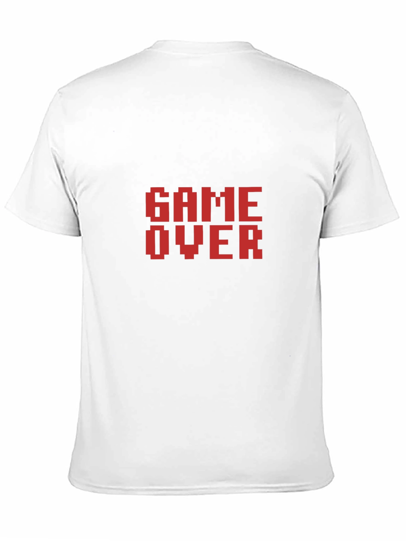 Black Game Over Pixel Art T-Shirt - Retro Gamer Tee view 11