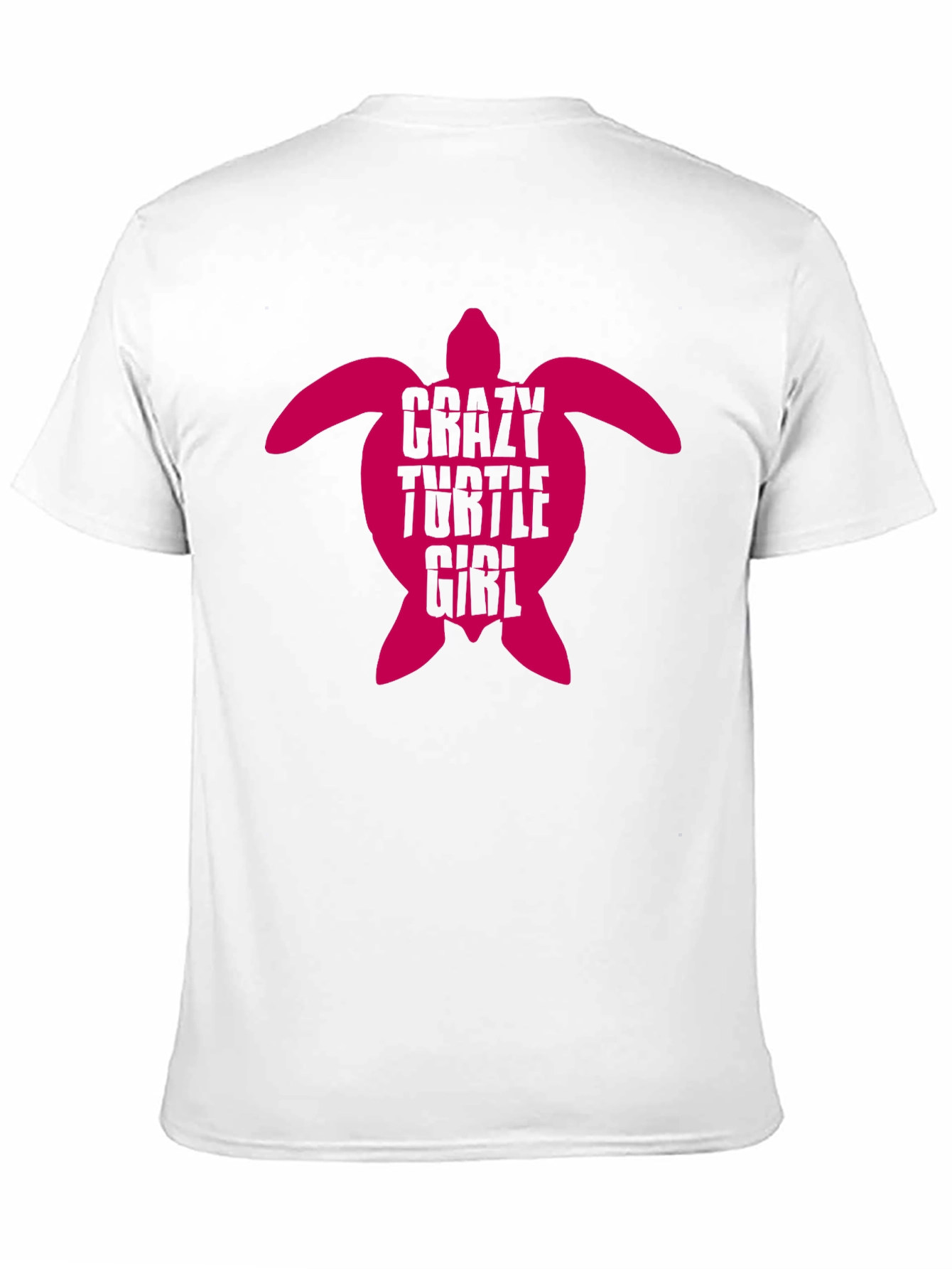 Black Crazy Turtle Girl Graphic Tee view 11