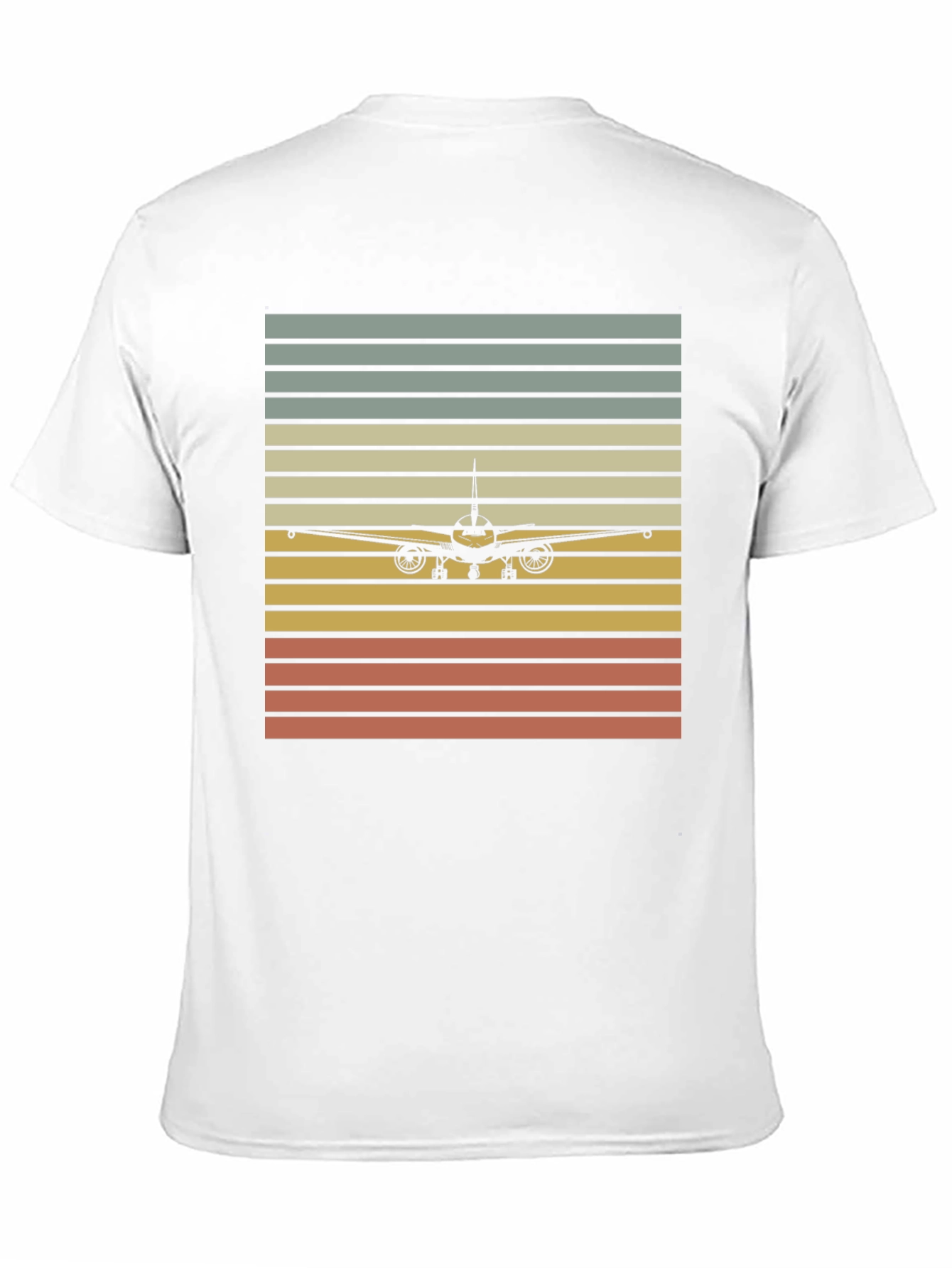Black Vintage Airplane Sunset T-Shirt - Pilot Gift view 11