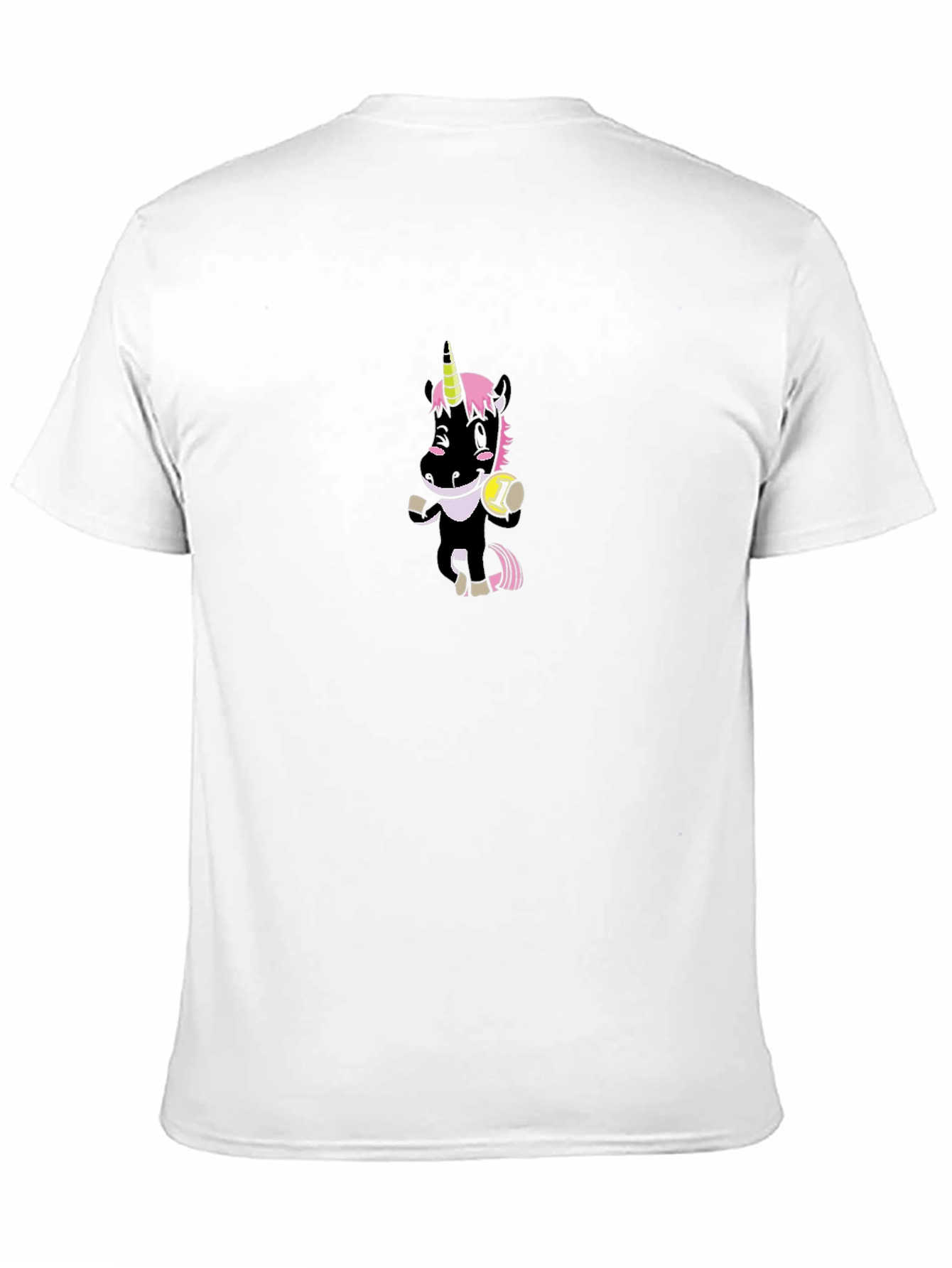 Black Unicorn Graphic Tee - Casual Black T-Shirt view 11