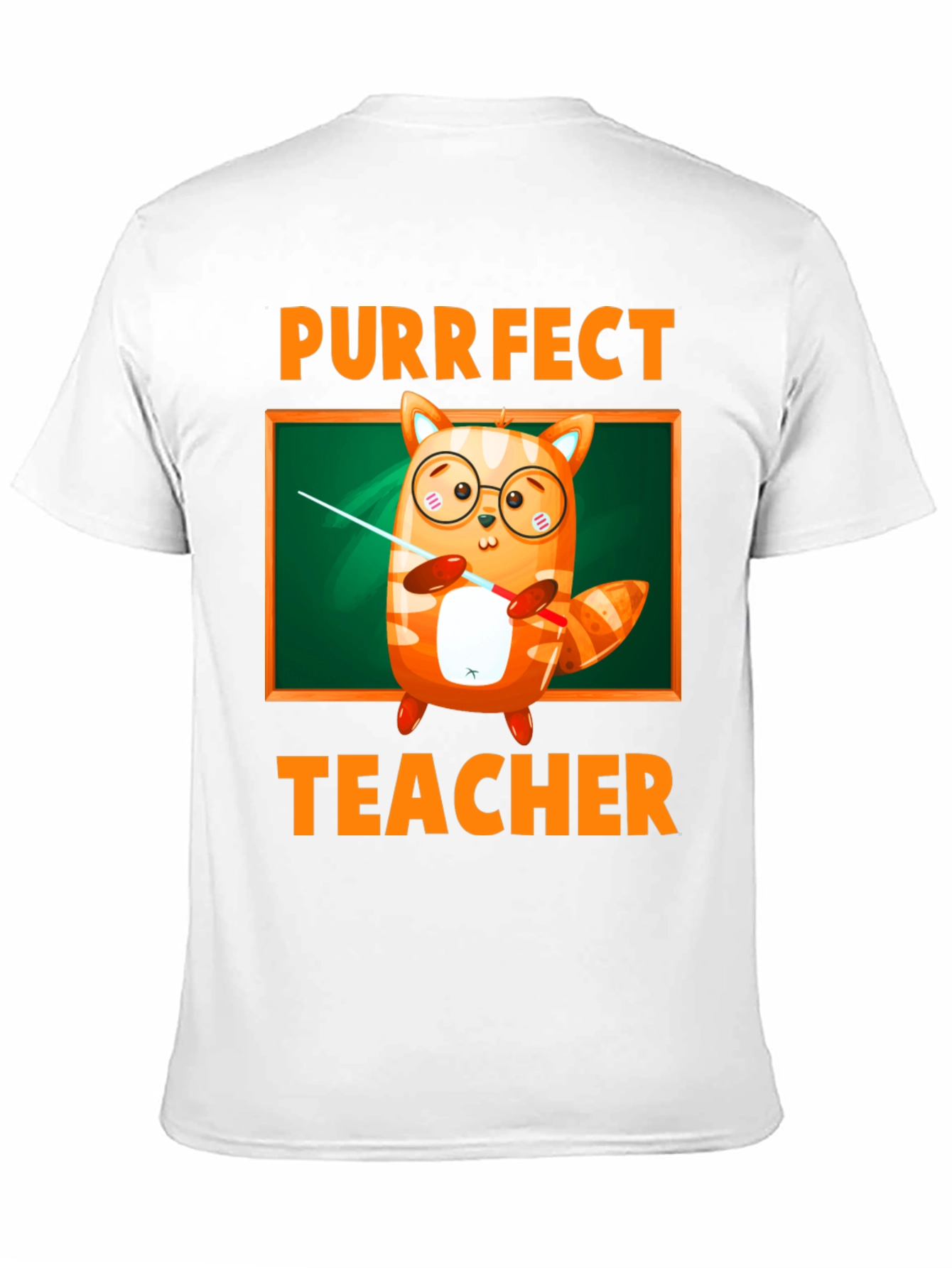 Black Purrfect Teacher T-Shirt view 11