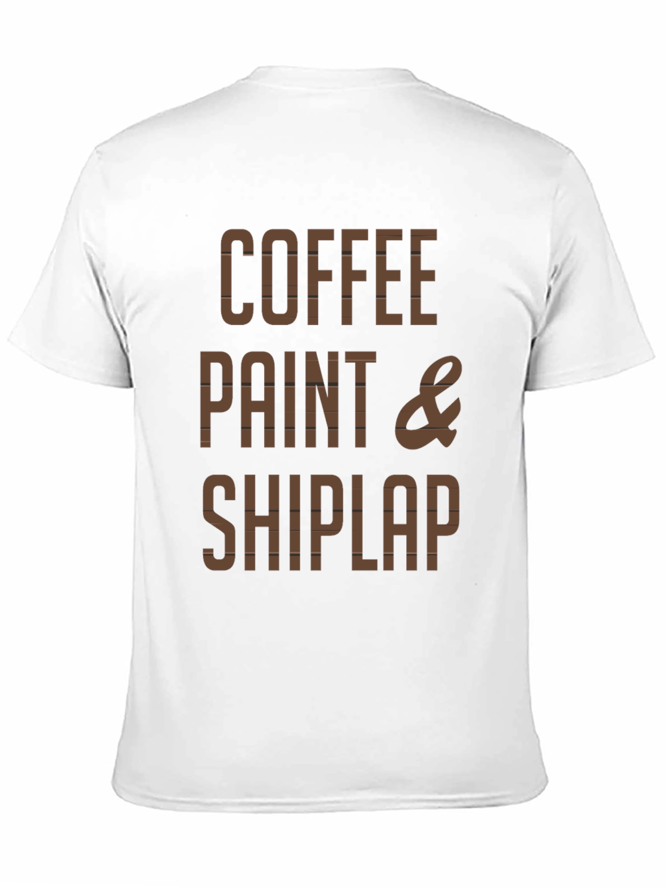 Black Coffee, Paint & Shiplap Graphic Tee view 11