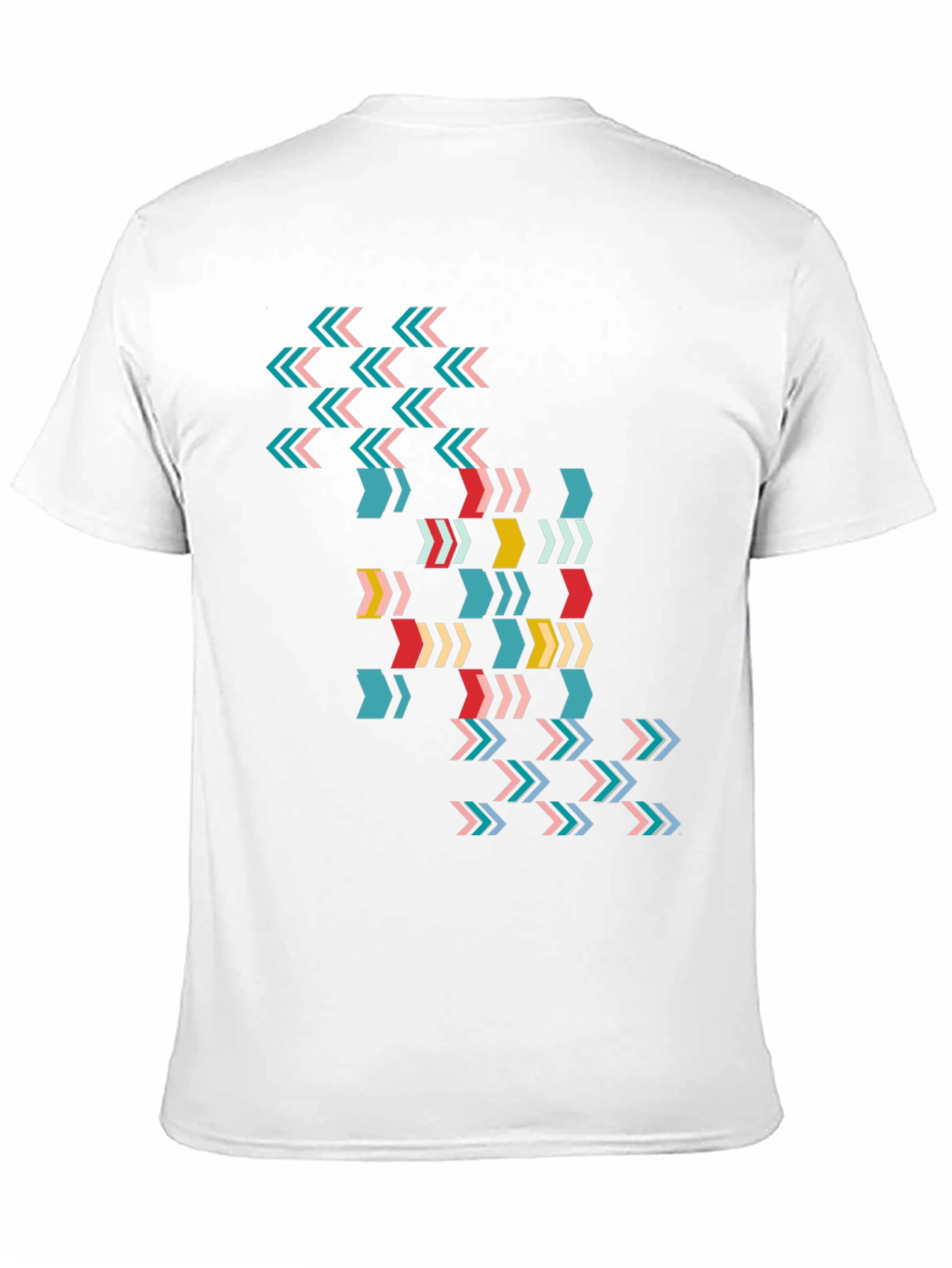 Black Modern Arrow Print Tee - Black view 11