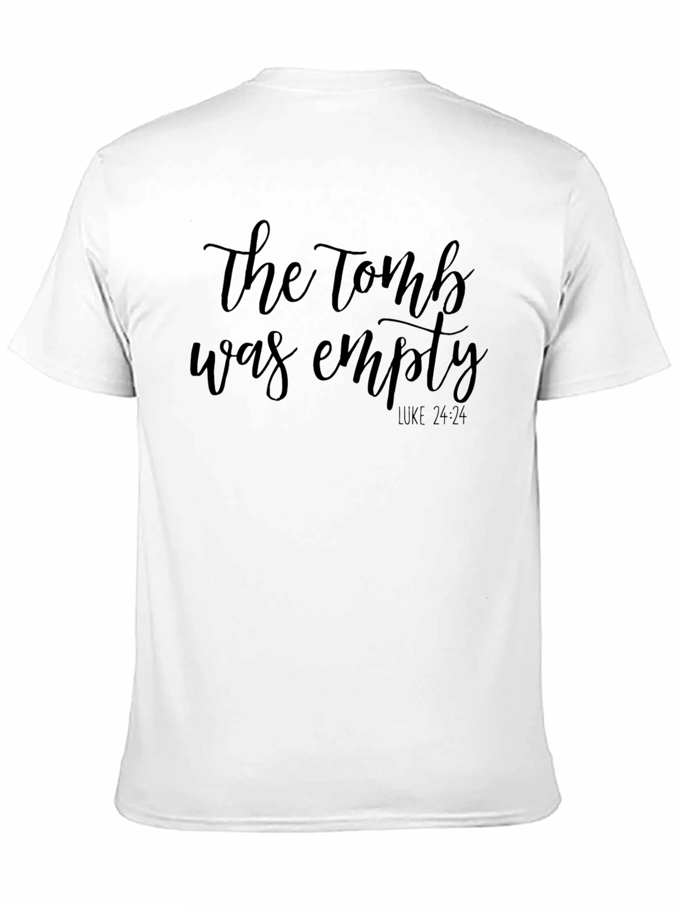 Black The Tomb Was Empty Christian Easter T-Shirt view 11