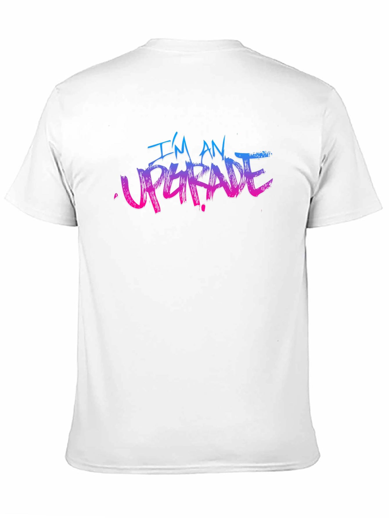 Black I'm An Upgrade Graphic T-Shirt view 11