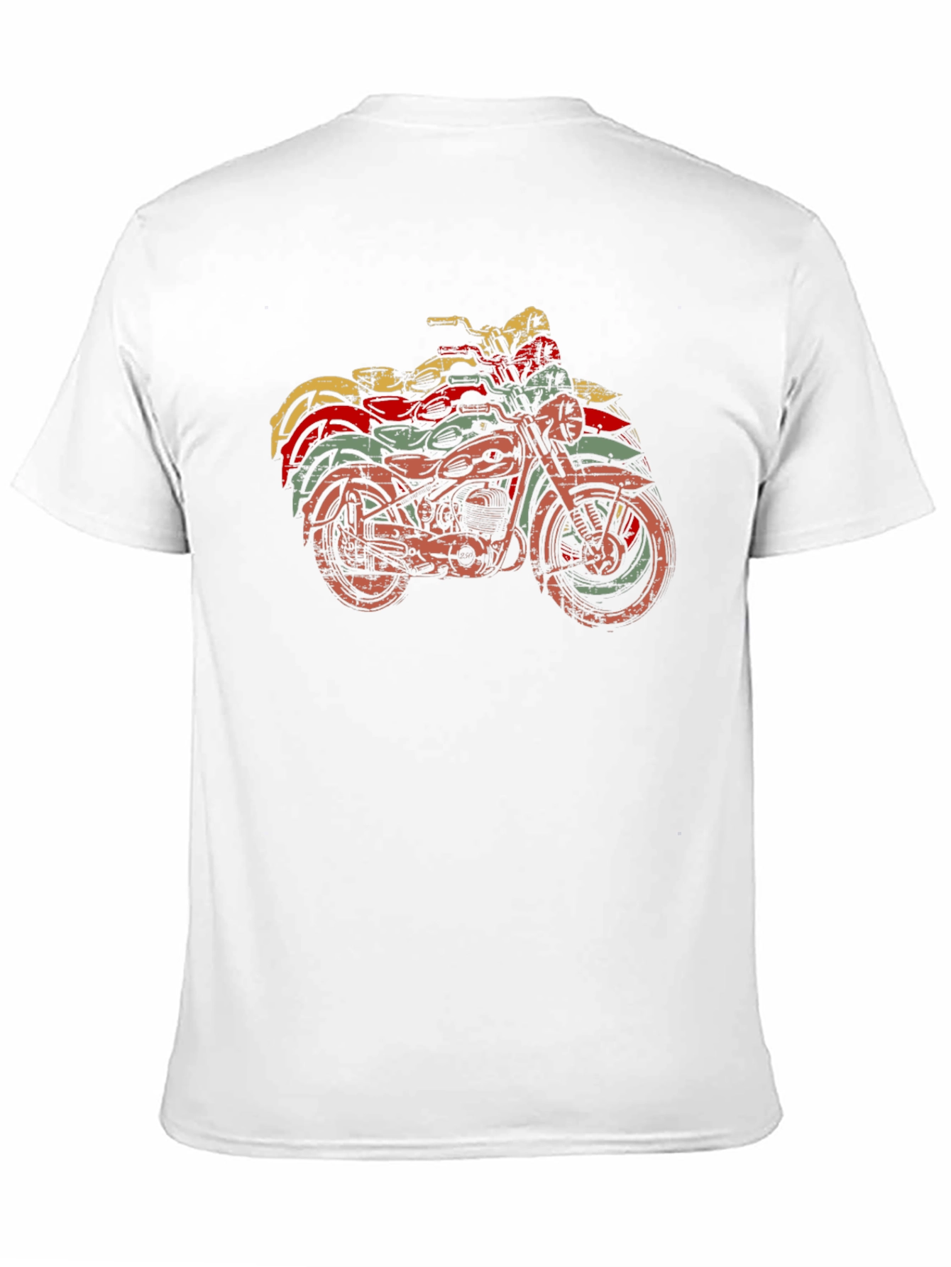 Black Retro Motorcycle Graphic T-Shirt - Vintage Style view 11