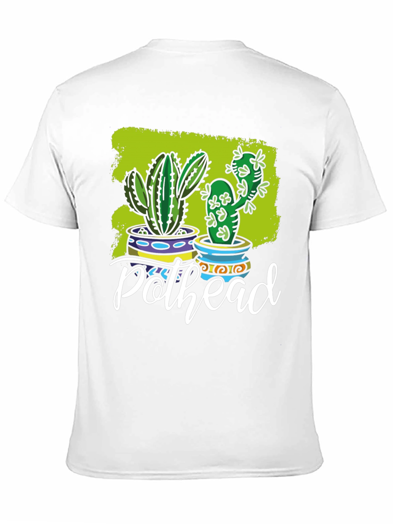 Black Pothead Cactus Graphic T-Shirt view 11