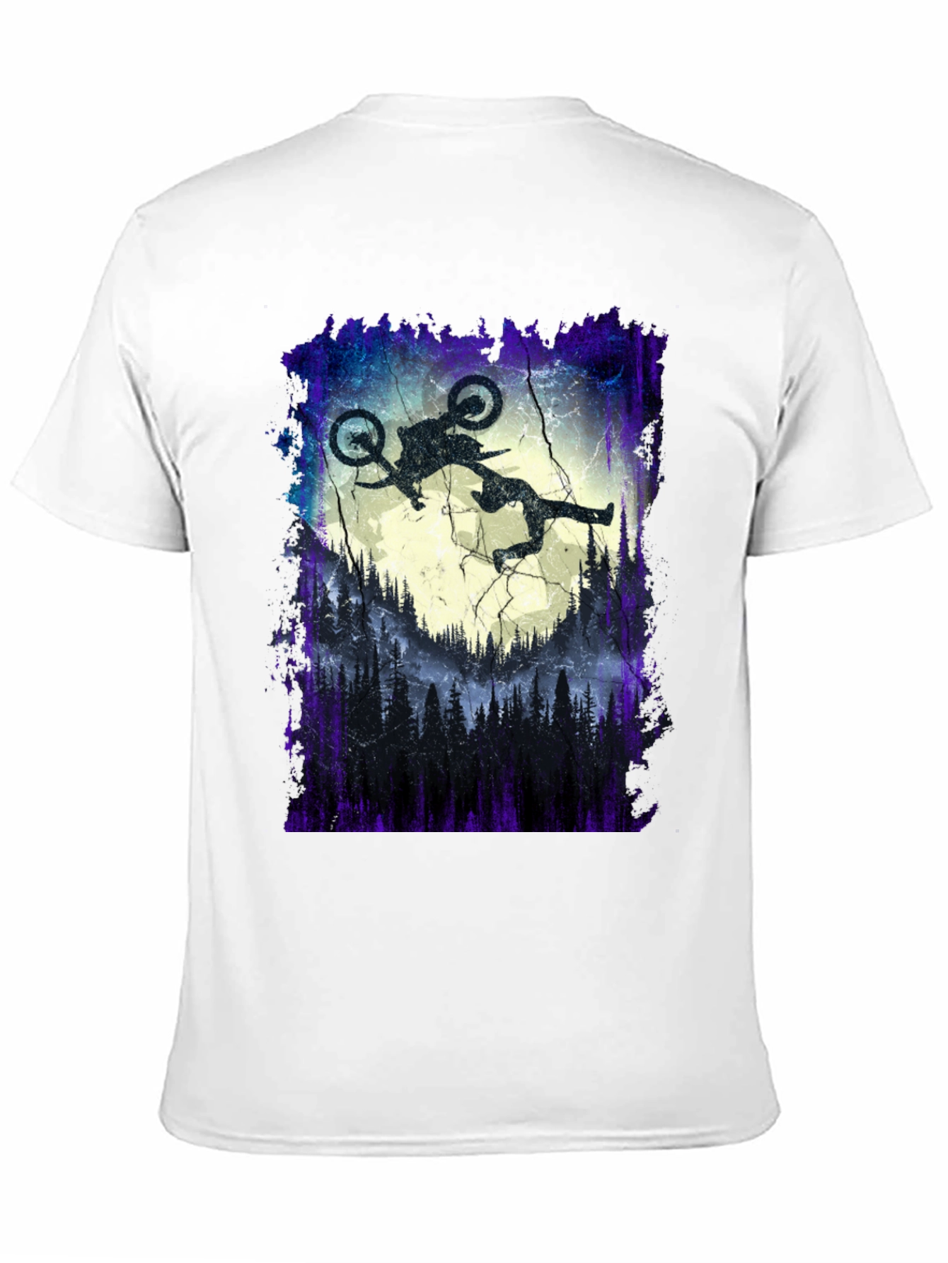 Black Mountain Bike Jump Graphic Tee view 11