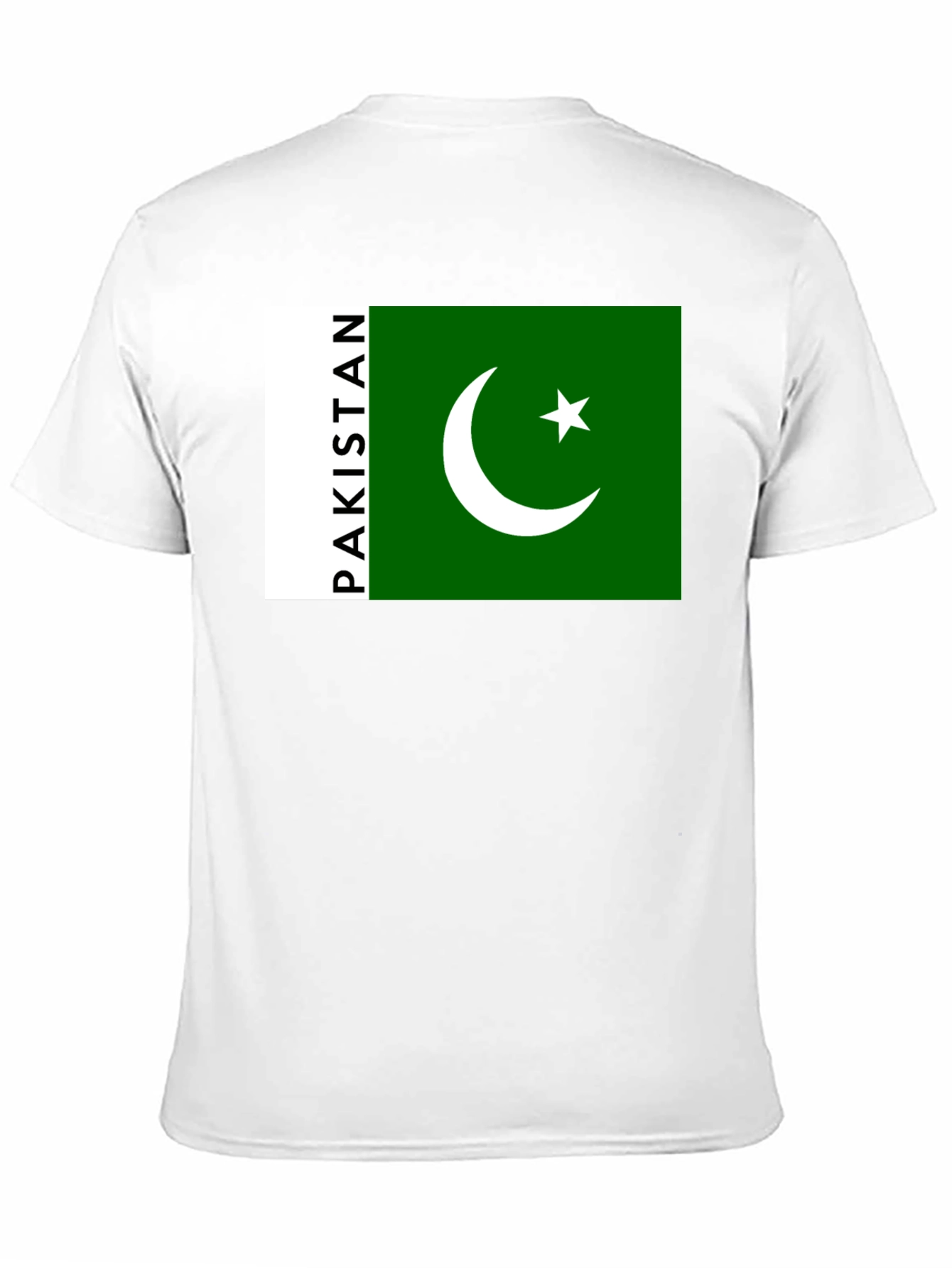 Black Pakistan Flag Graphic Black T-Shirt view 11
