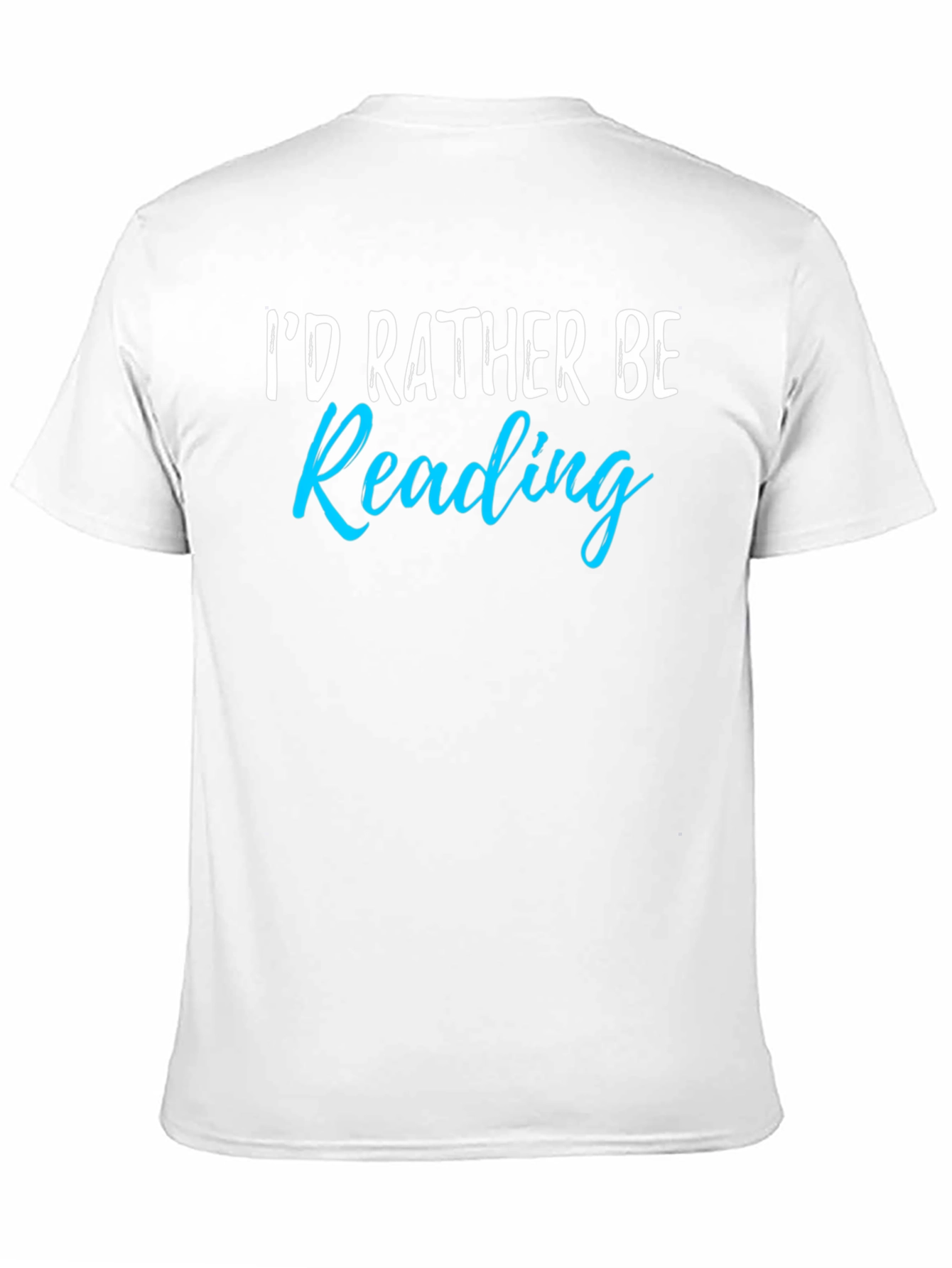 Black I'd Rather Be Reading T-Shirt view 11