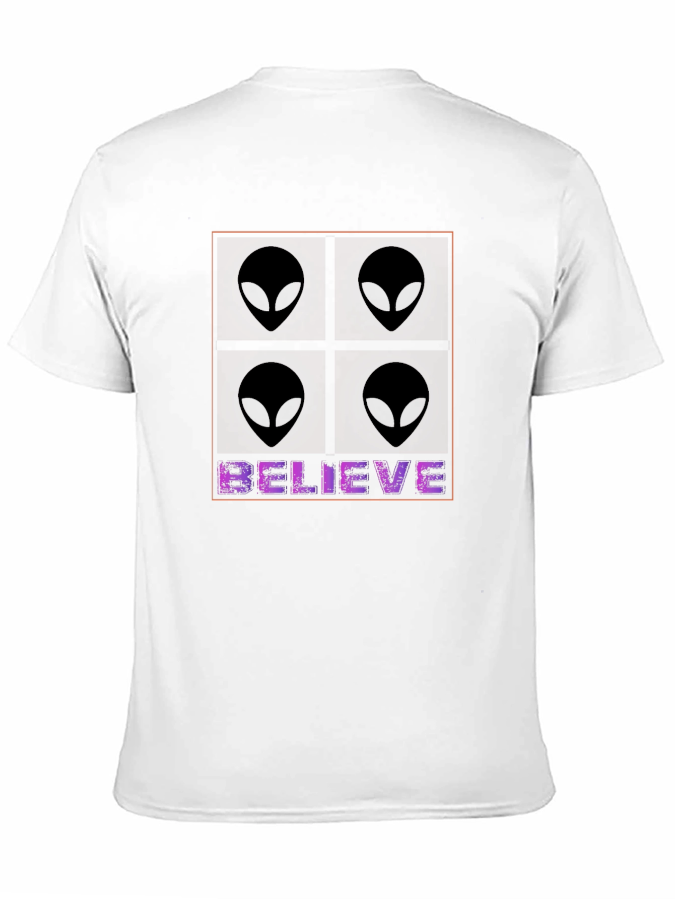 Black Believe Alien Graphic Tee - Black Cotton Blend T-Shirt view 11