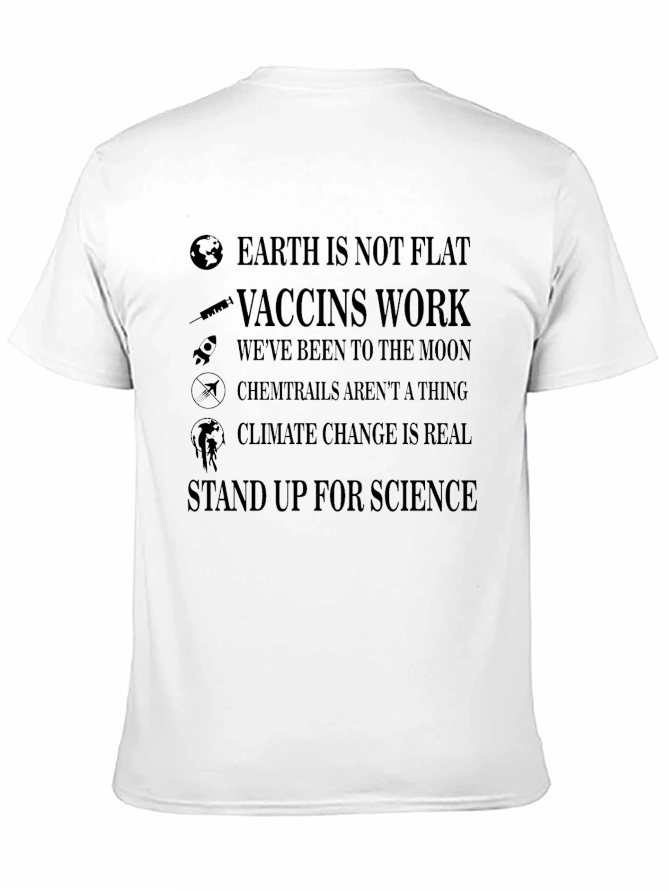 Black Science Matters T-Shirt: Earth, Vaccines, Climate view 11