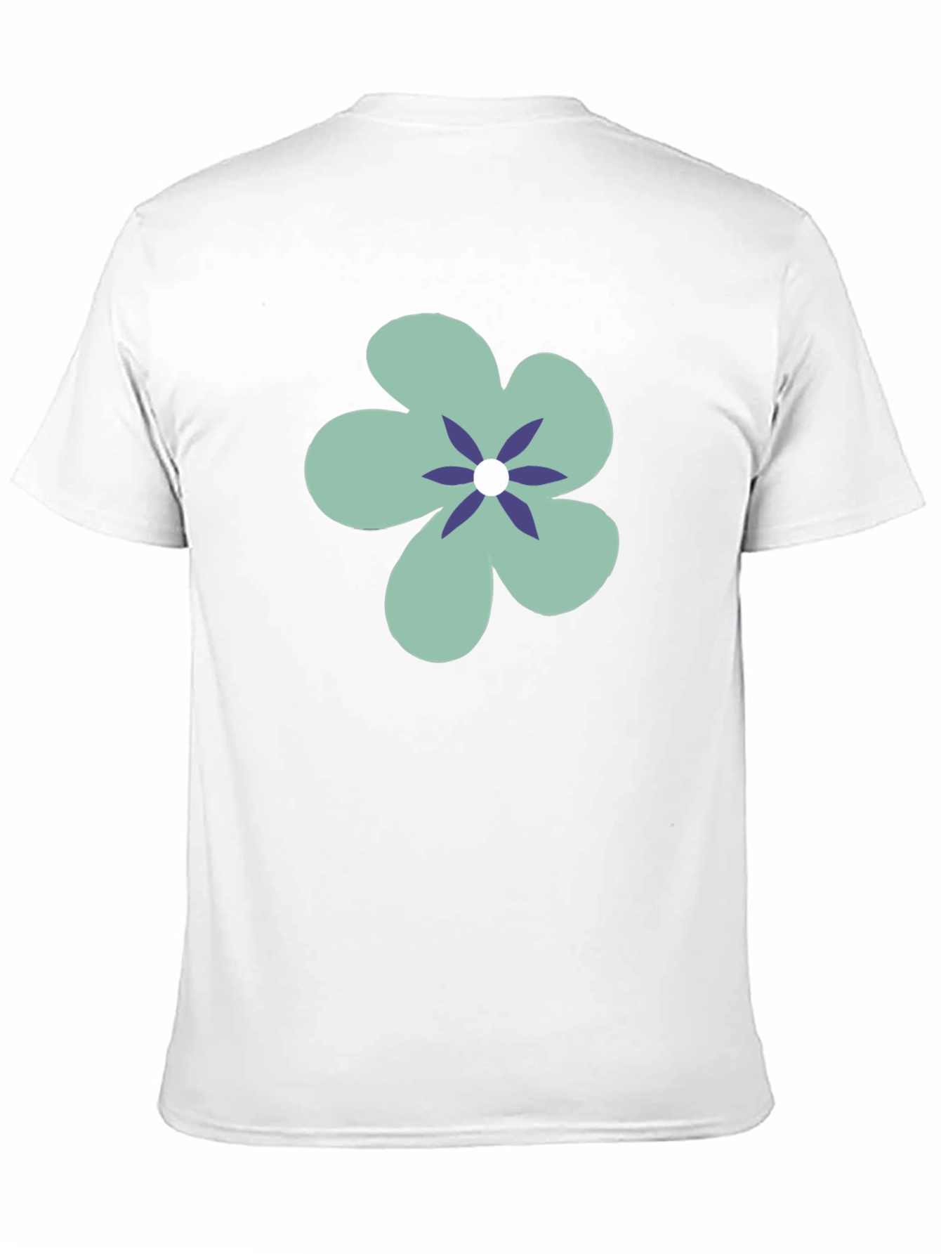 Black Black T-Shirt with Floral Graphic view 11