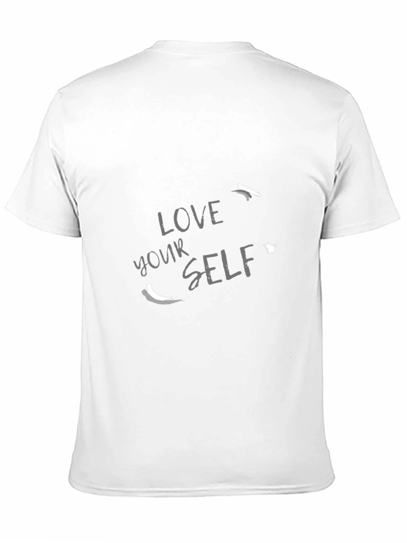 Black Love Yourself Graphic Tee - Black Casual Shirt view 11