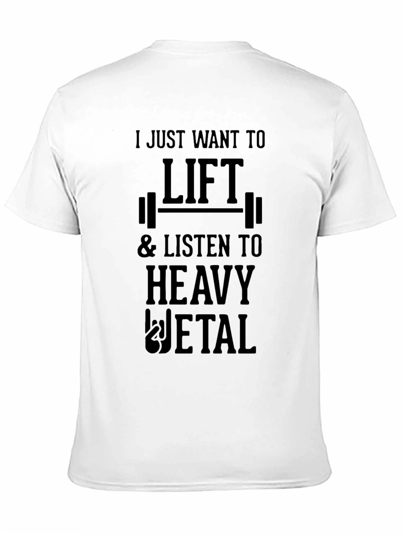 Black Lift & Listen Heavy Metal T-Shirt - Black view 11
