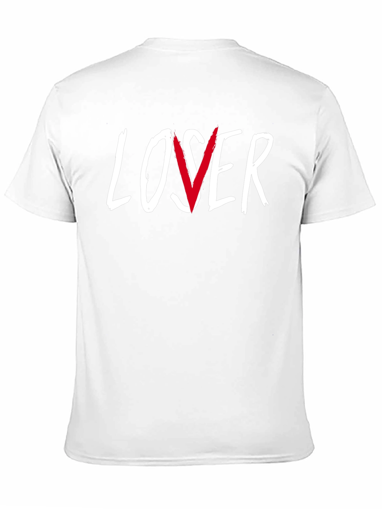 Black Loser/Lover Graphic Tee - Stylish Unisex T-Shirt view 11