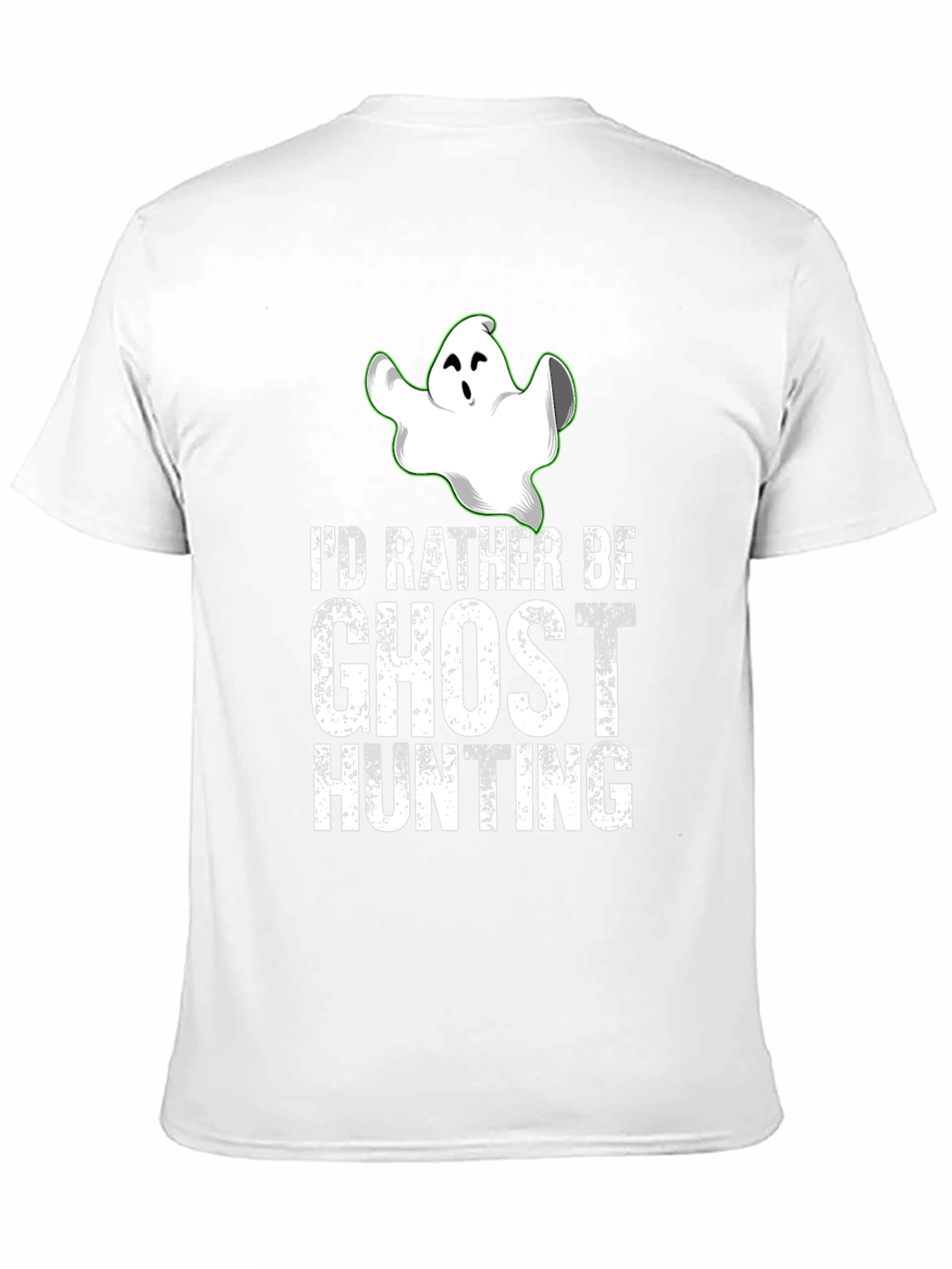 Black Ghost Hunting Graphic Tee - Spooky Season Shirt view 11