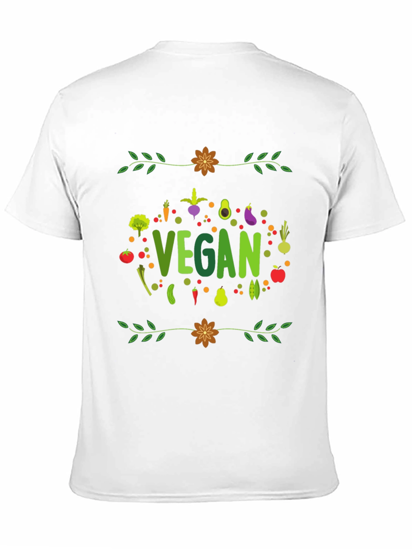 Black Vegan T-Shirt - Plant-Based Lifestyle Tee view 11