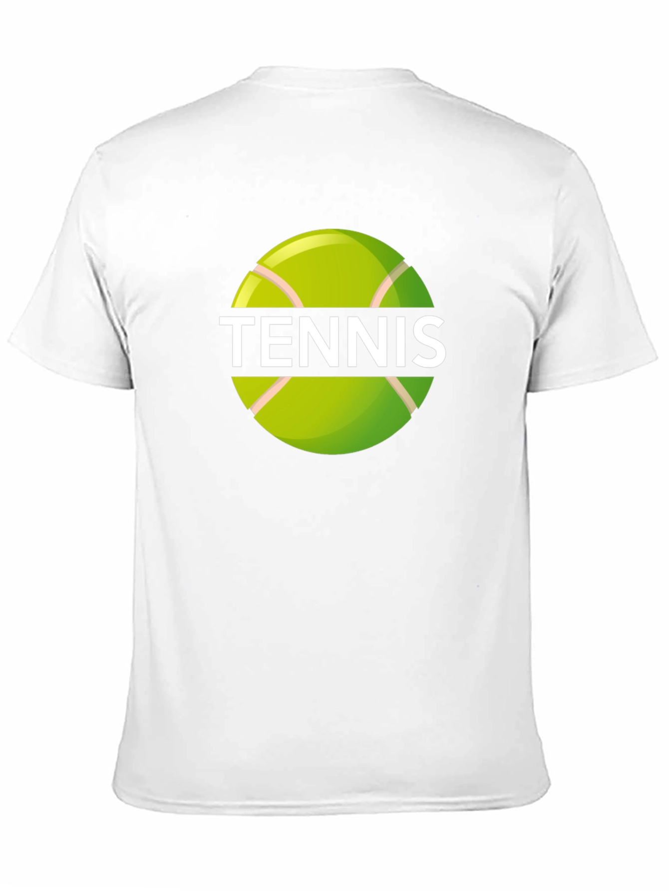 Black Tennis Ball Graphic Black T-Shirt view 11