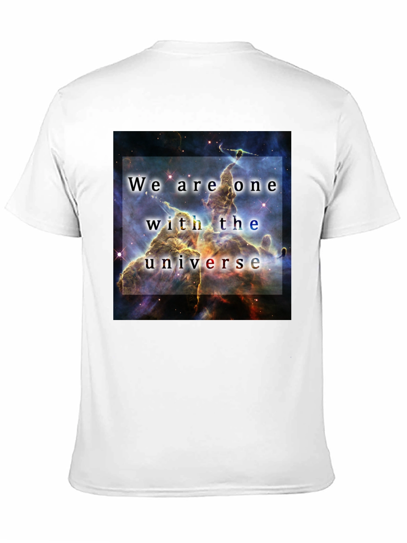 Black We Are One With The Universe Graphic T-Shirt view 11