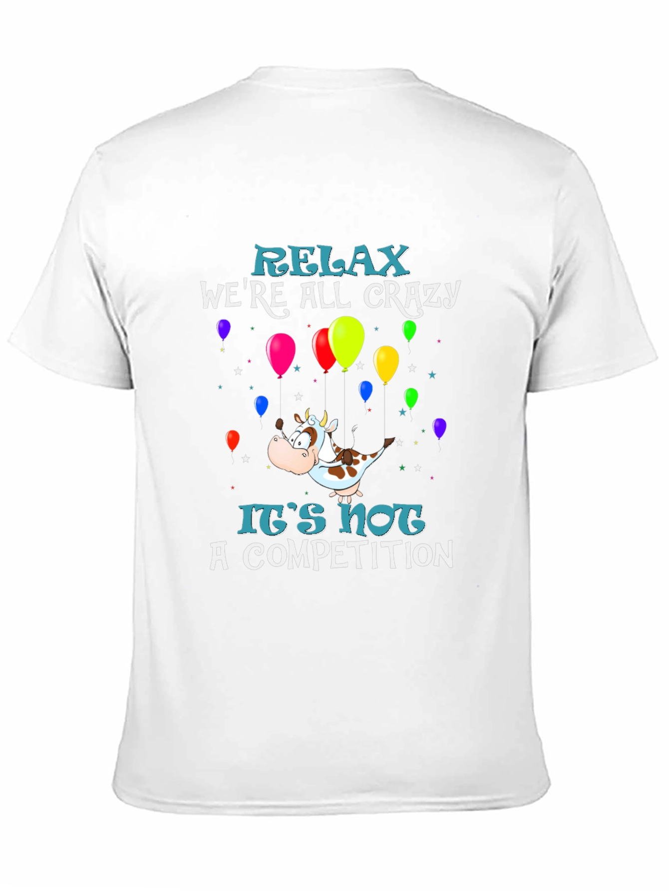 Black Relax We're All Crazy Graphic Tee view 11