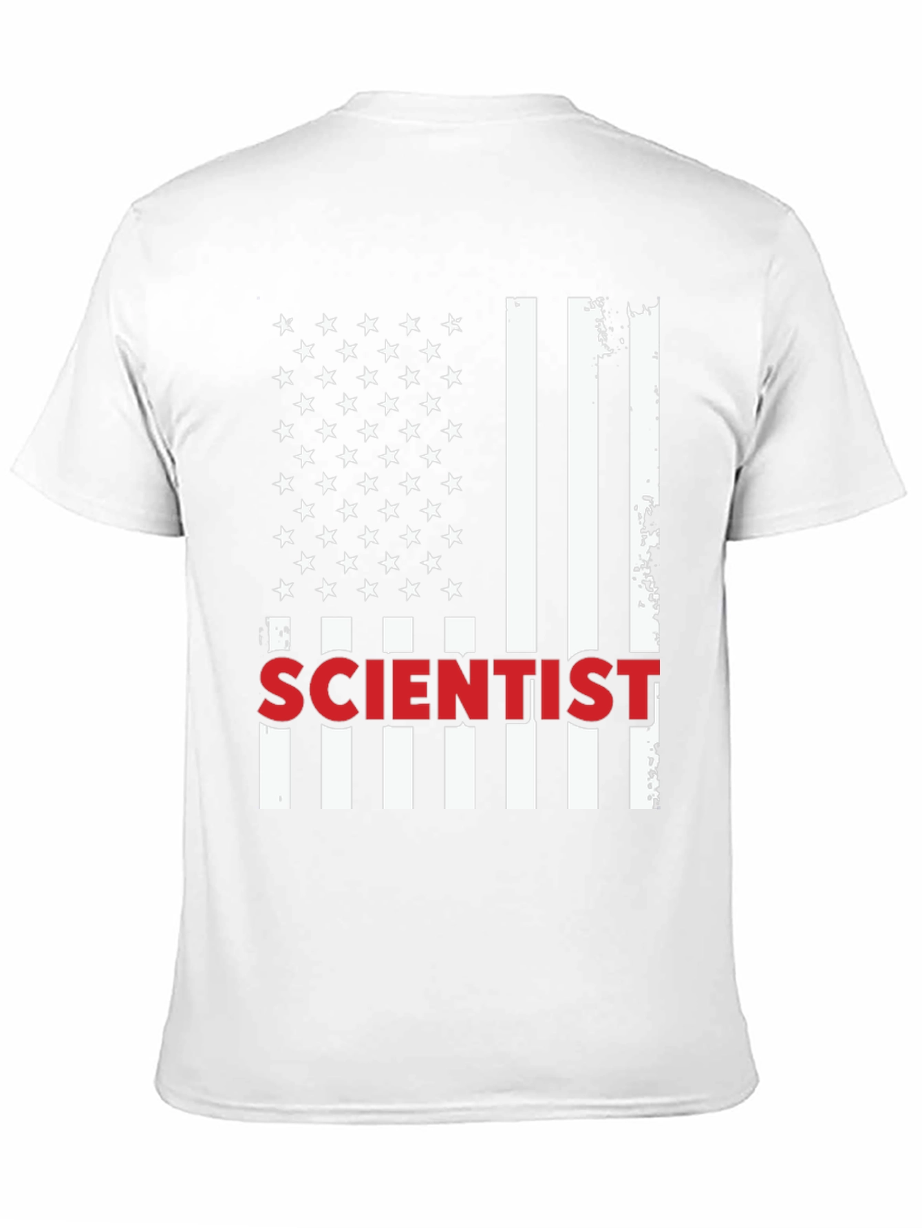 Black Scientist USA Flag Graphic T-Shirt view 11