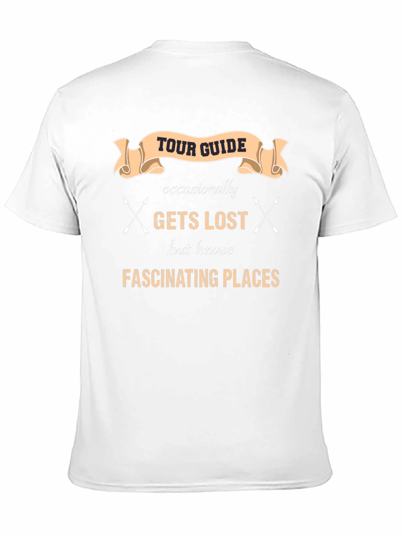 Black Tour Guide Gets Lost T-Shirt view 11
