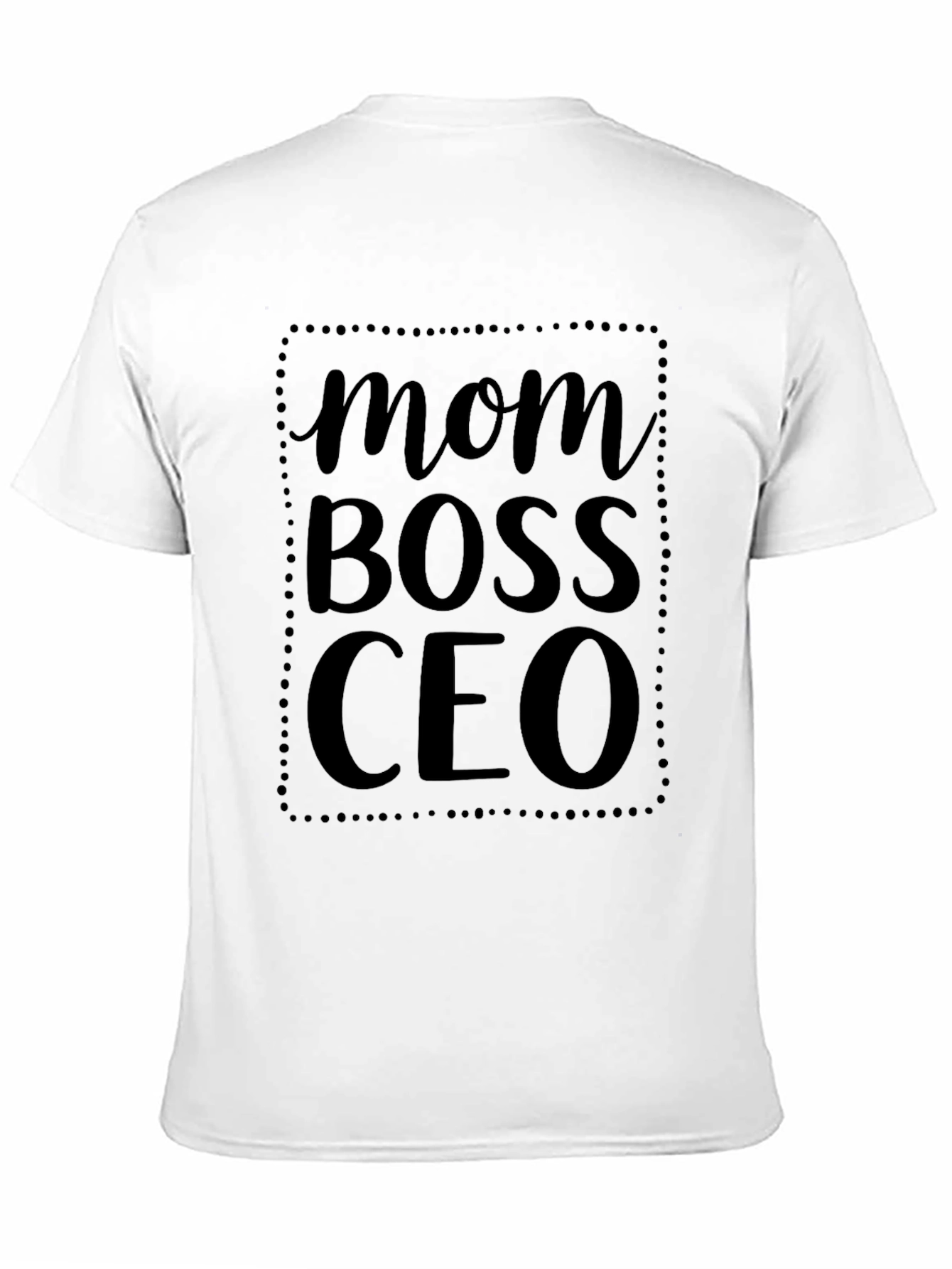 Black Mom Boss CEO Black Graphic T-Shirt view 11