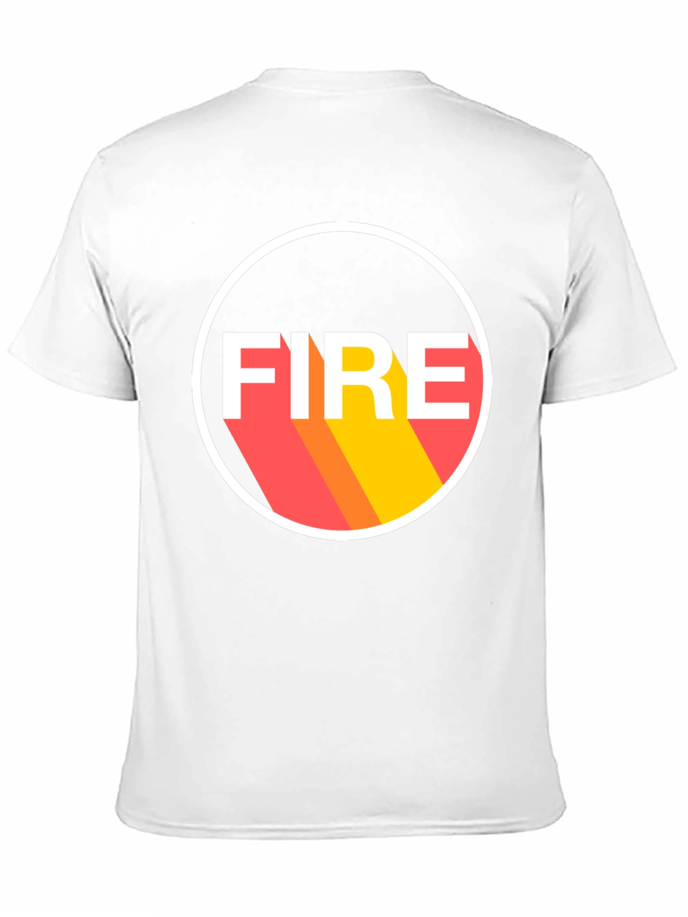 Black FIRE Graphic Tee - Bold Statement Shirt view 11