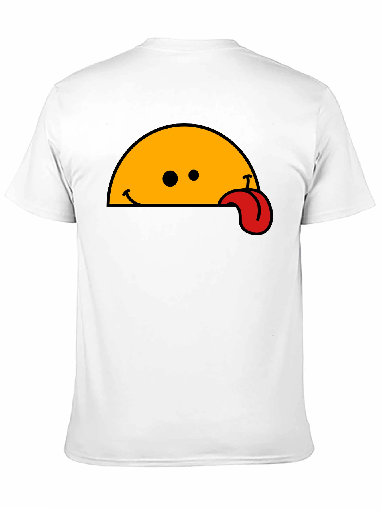 Black Wacky Tongue T-Shirt - Black Cotton Blend view 11