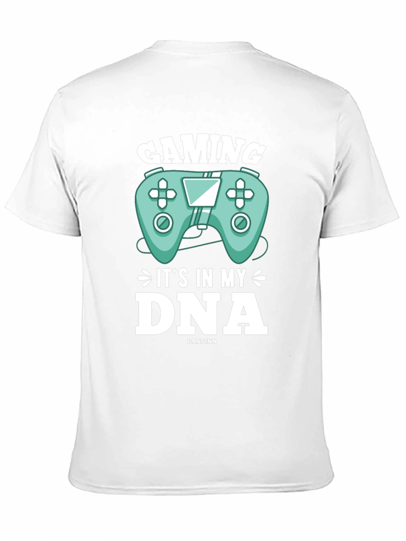 Black Gaming DNA T-Shirt - Gamer Gift view 11