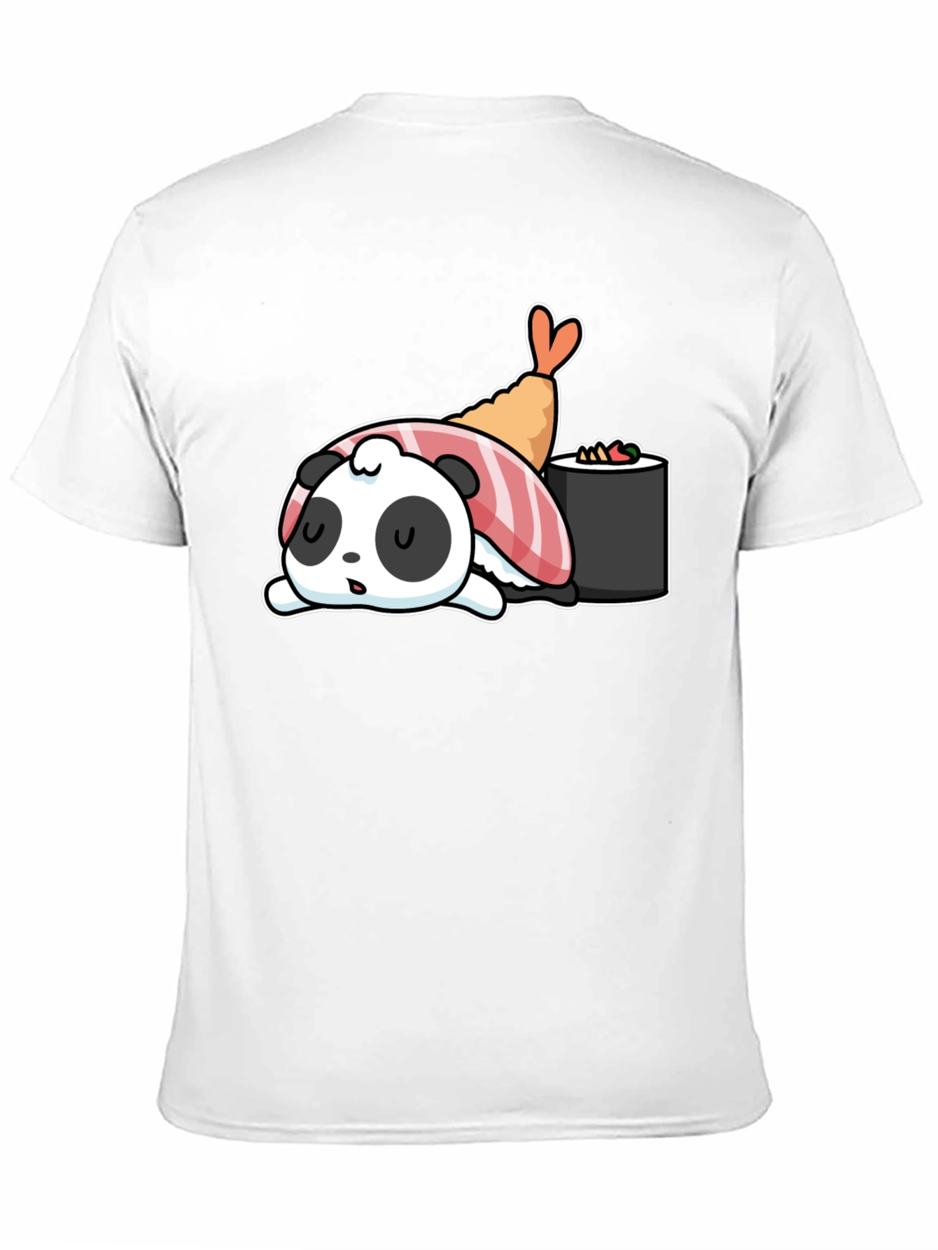 Black Sushi Panda Graphic Tee view 11