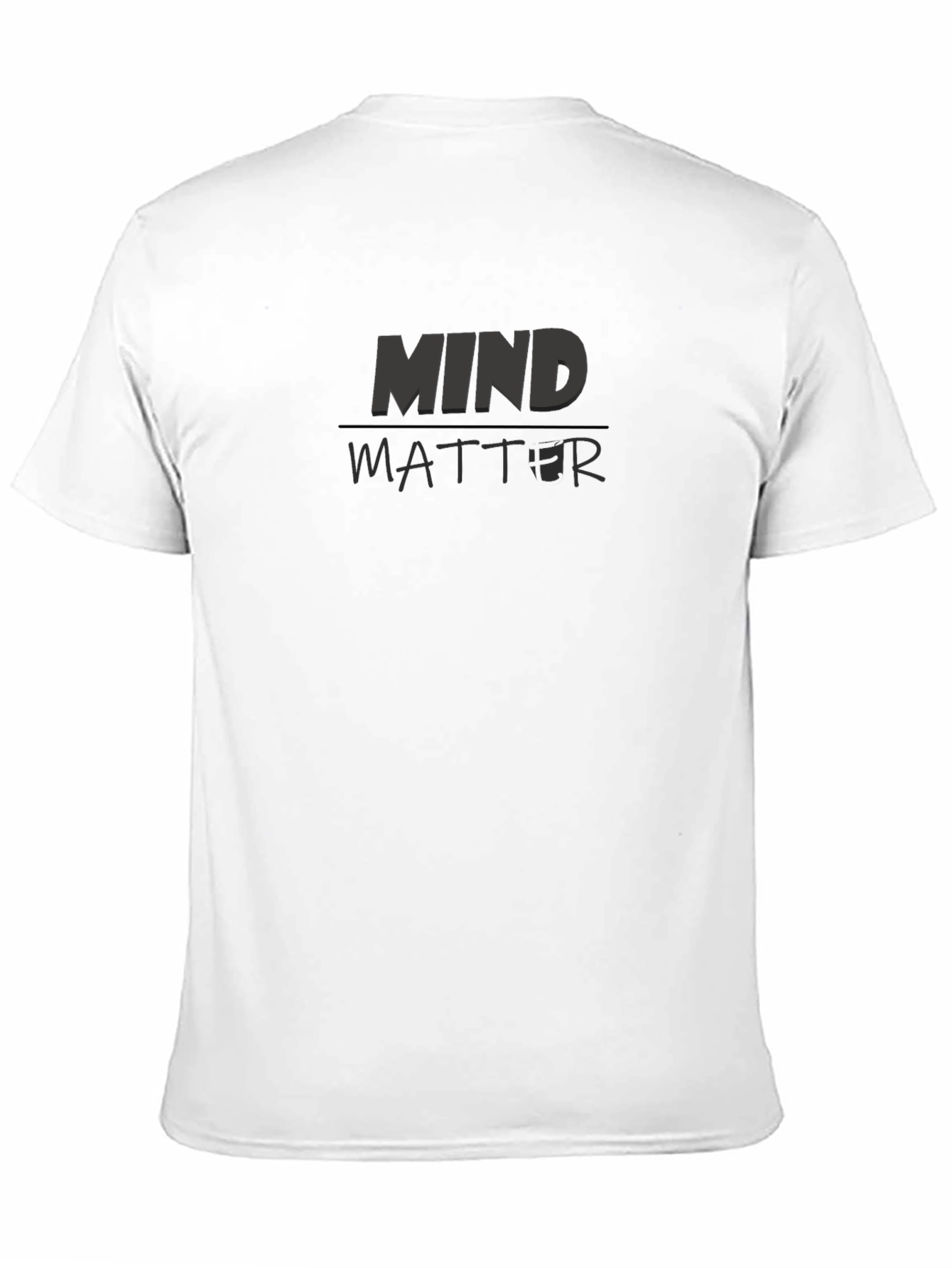 Black Mind Over Matter Graphic Black T-Shirt view 11