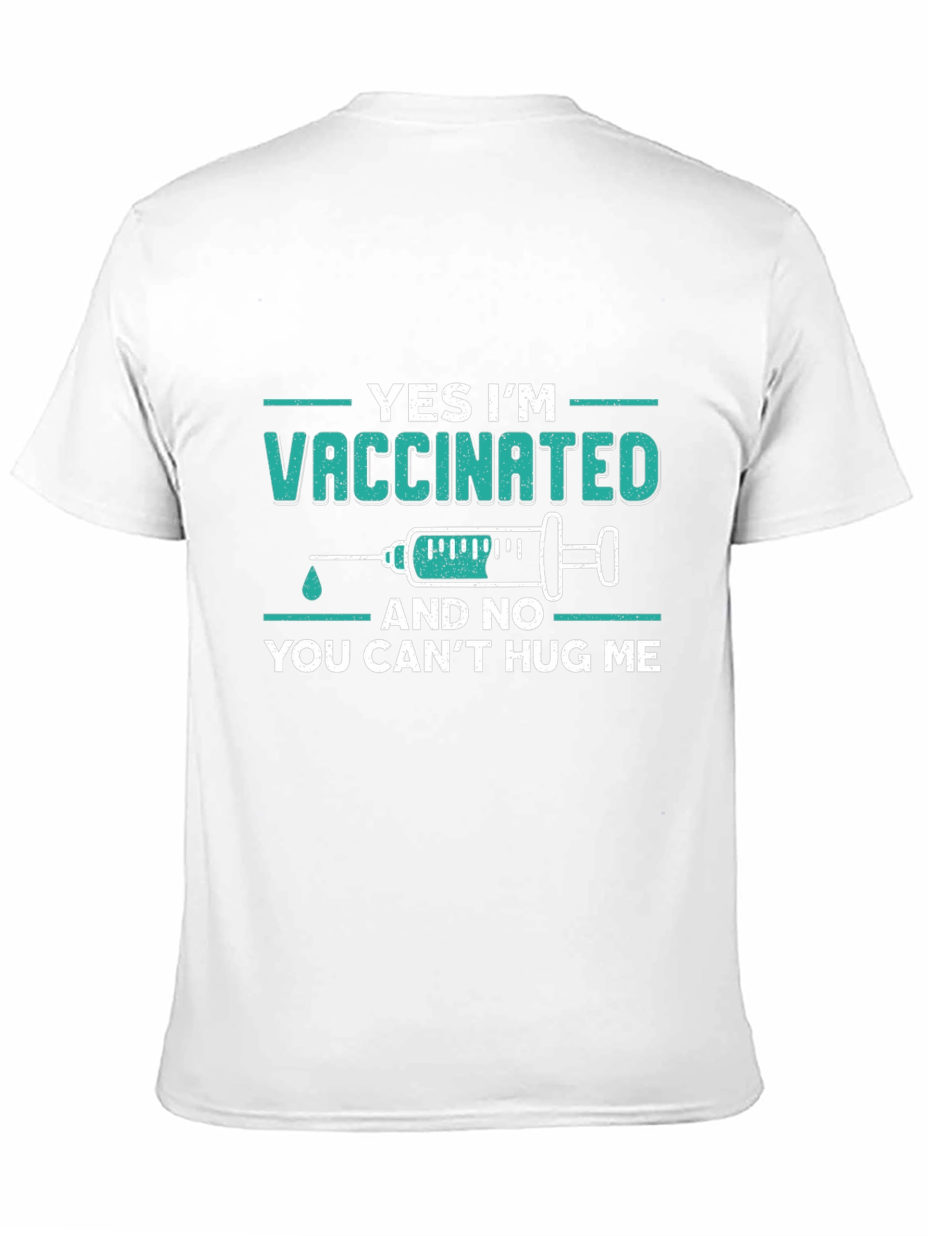 Black Yes I'm Vaccinated T-Shirt view 11