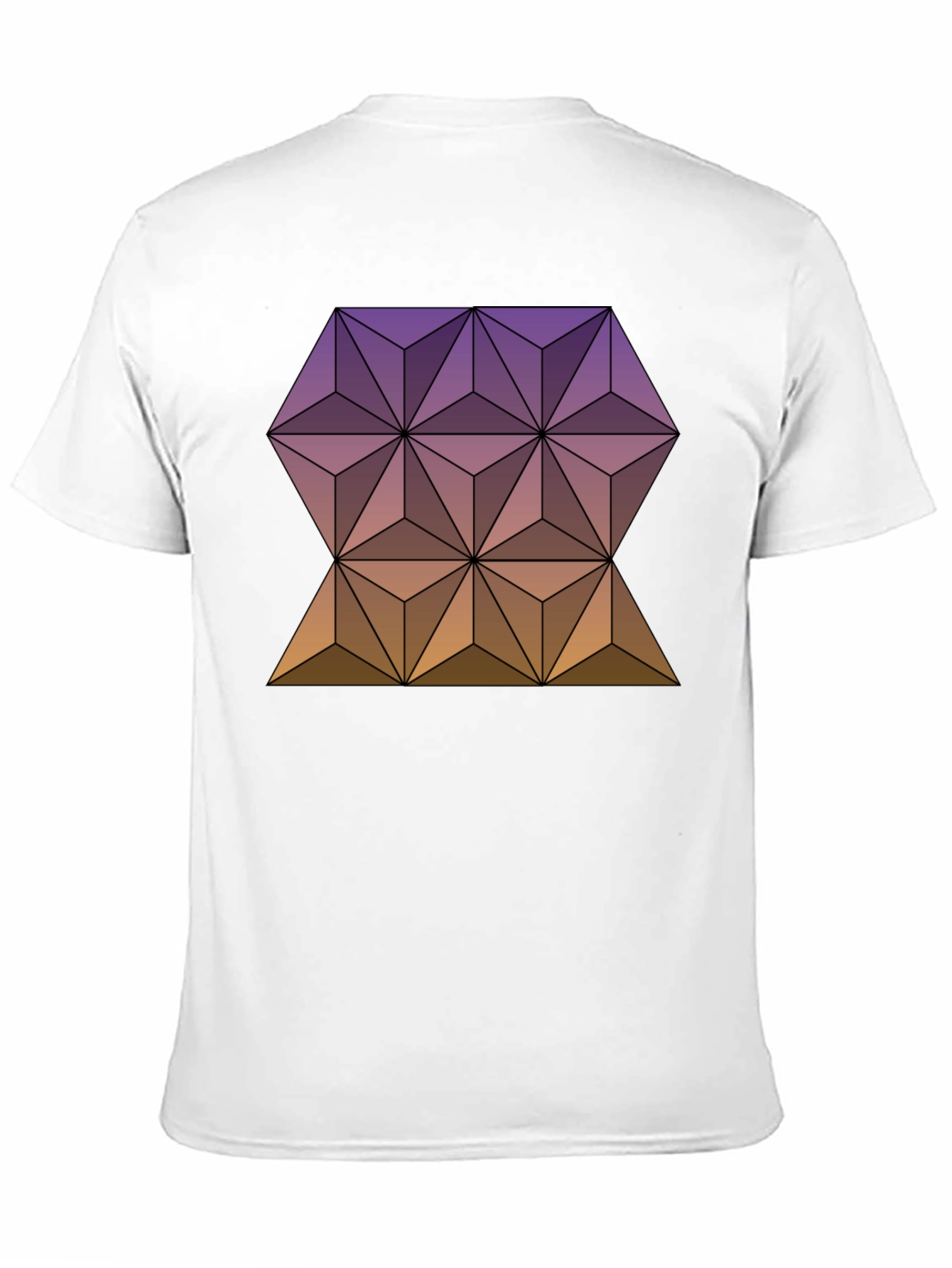Black Geometric T-Shirt - Epcot Inspired Design view 11