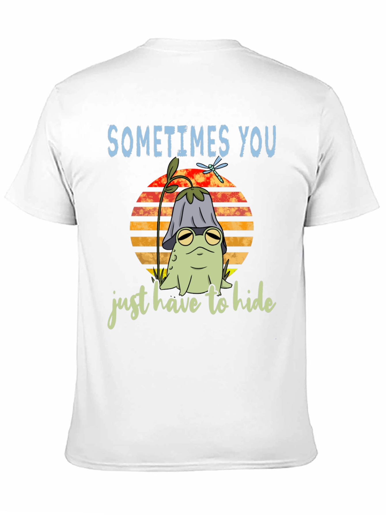 Black Sometimes You Just Have to Hide T-Shirt view 11