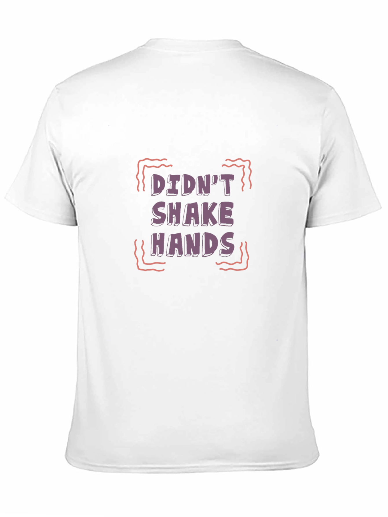 Black Didn't Shake Hands Graphic Tee - Black T-Shirt view 11