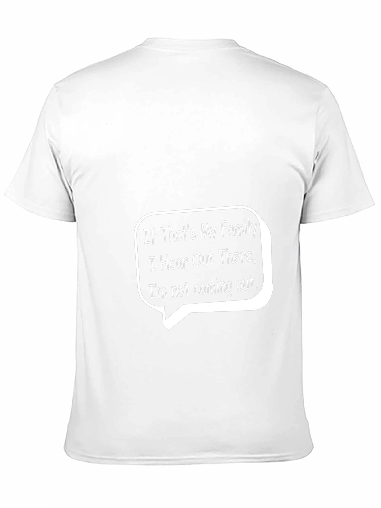 Black Funny "If That's My Family" Graphic Tee view 11