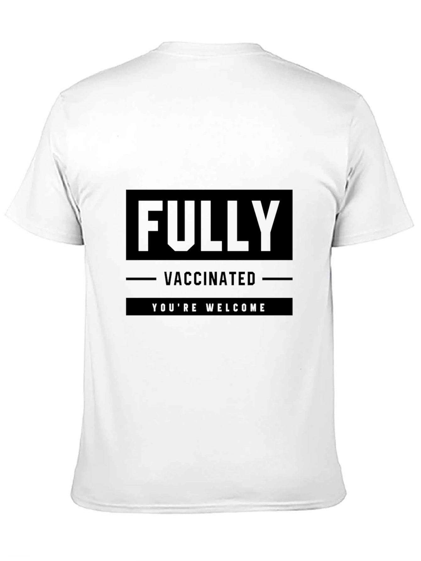 Black Fully Vaccinated Graphic Tee - Black view 11