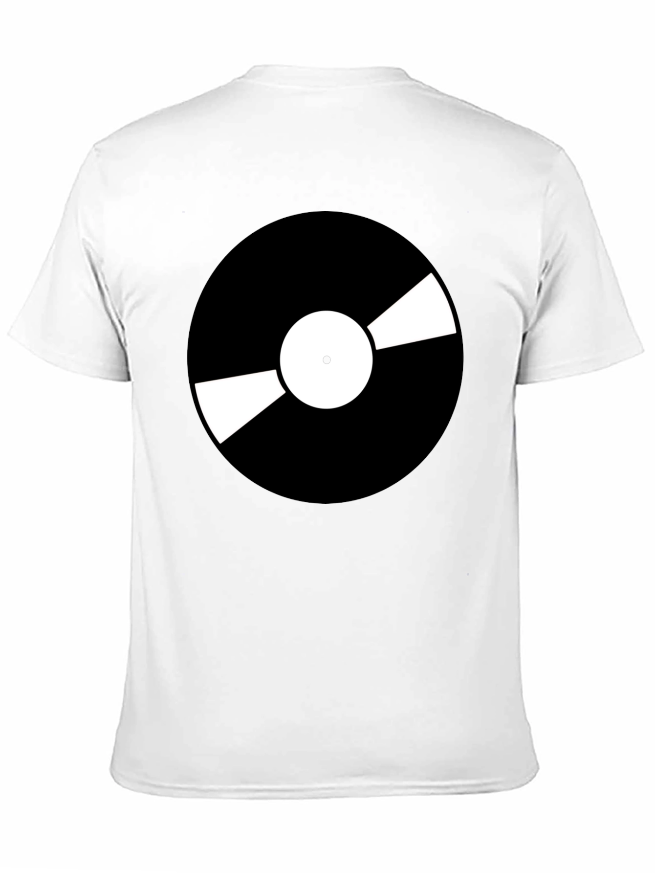 Black Retro Vinyl Record Graphic T-Shirt - Cool Music Lover Tee view 11